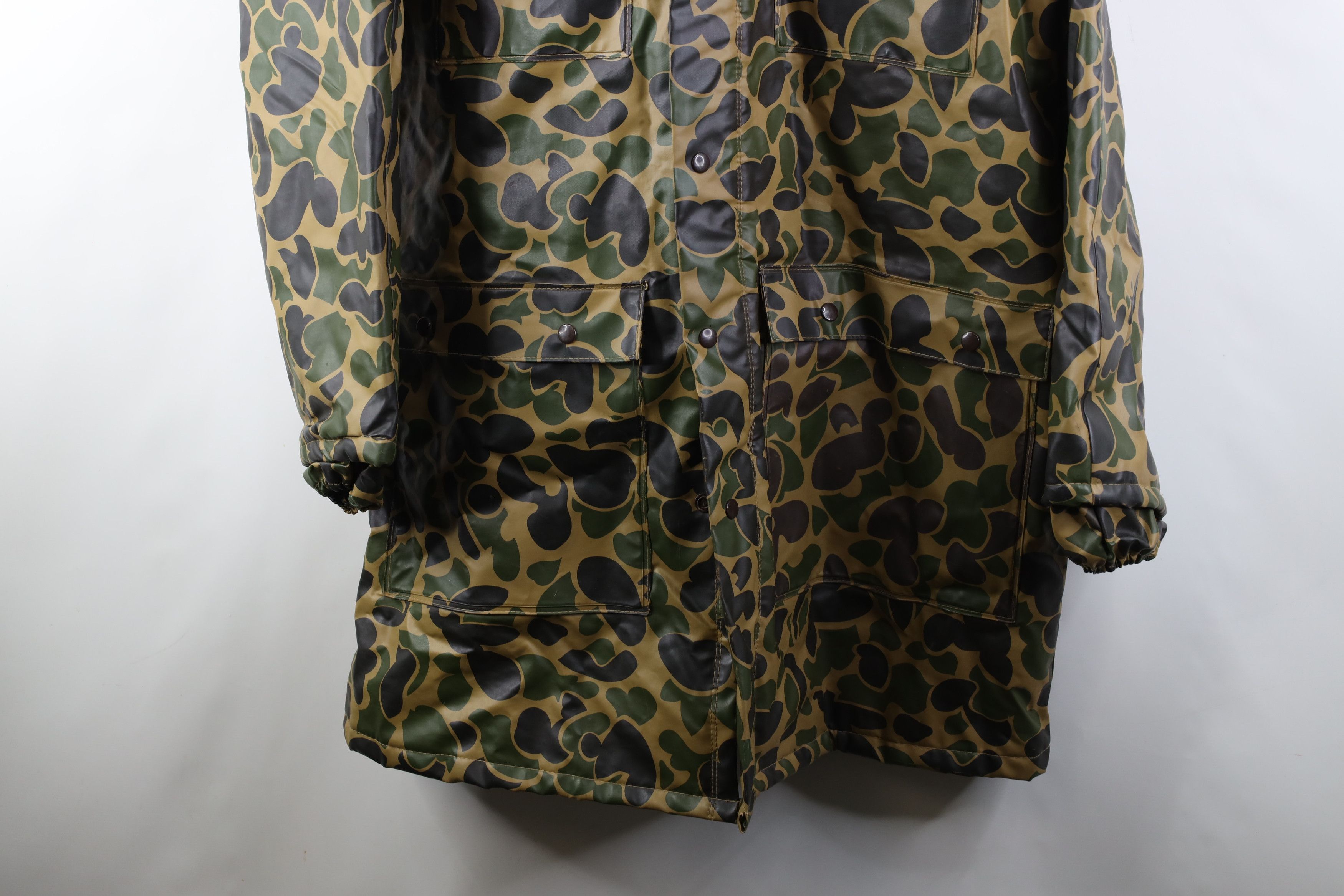 Vintage Vintage 80s 90s Streetwear Waterproof Quilted Parka Jacket Size US L / EU 52-54 / 3 - 3 Thumbnail