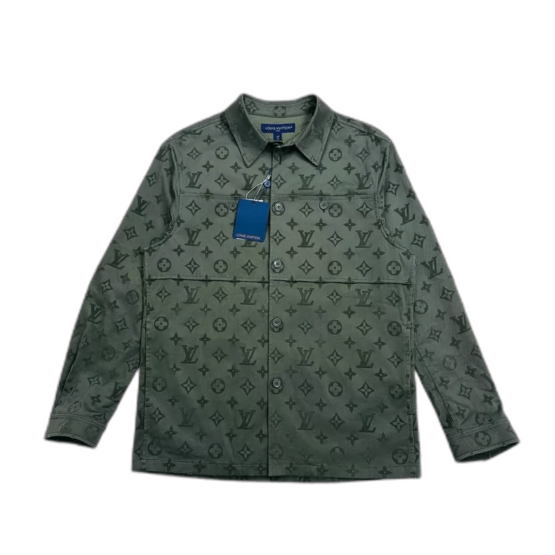 Louis Vuitton Louis Vuitton Velvet Logo Shirt Jacket Size US M / EU 48-50 / 2 - 1 Thumbnail