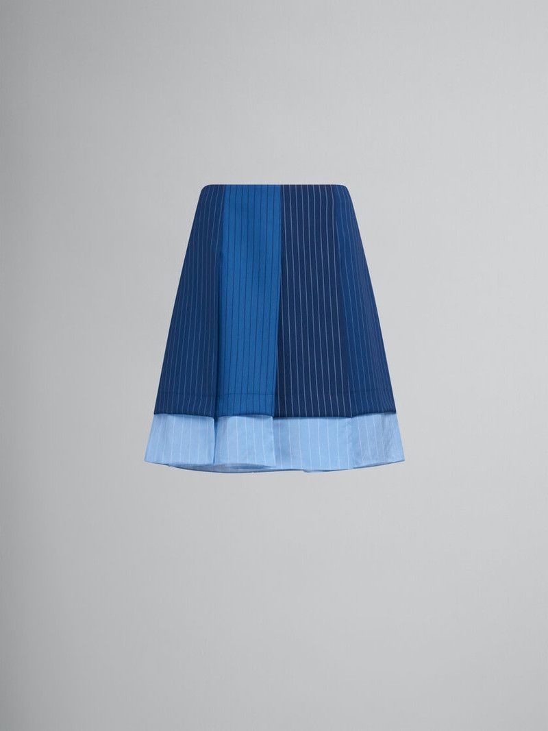 o1y1125 Mini Skirt in Blue