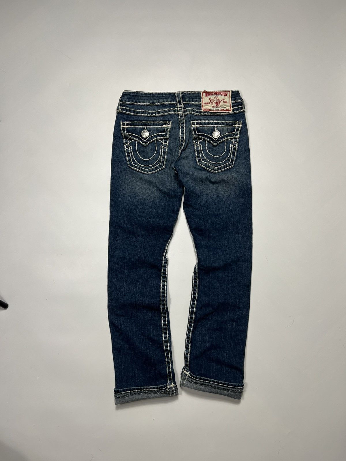 True Religion Vintage Y2K True Religion Billy Super Flare Low Rise Jeans Size 27" / US 4 / IT 40 - 1 Thumbnail