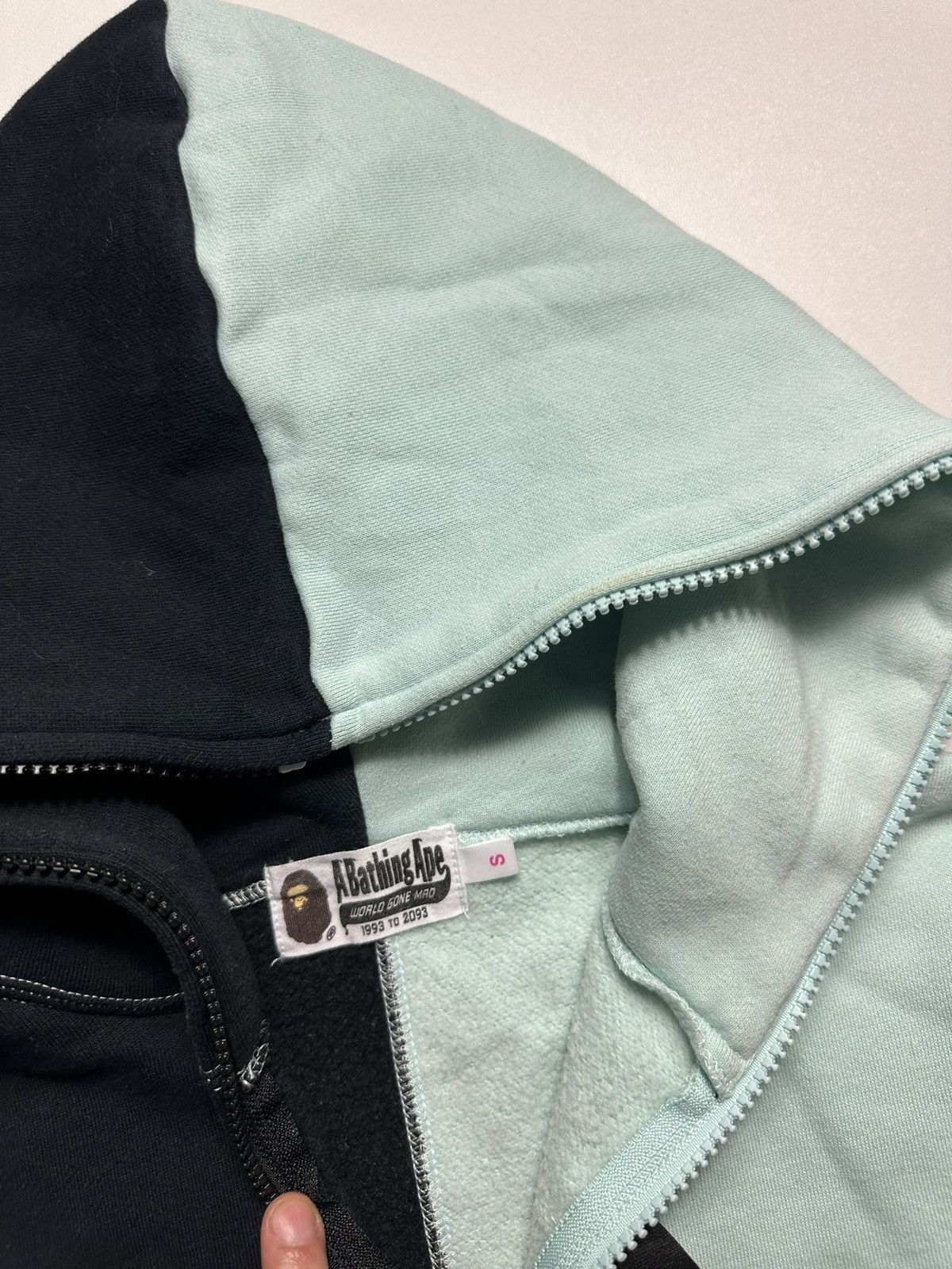 Bape Vintage Bape Split Full Zip Hoodie Size S / US 4 / IT 40 - 4 Thumbnail