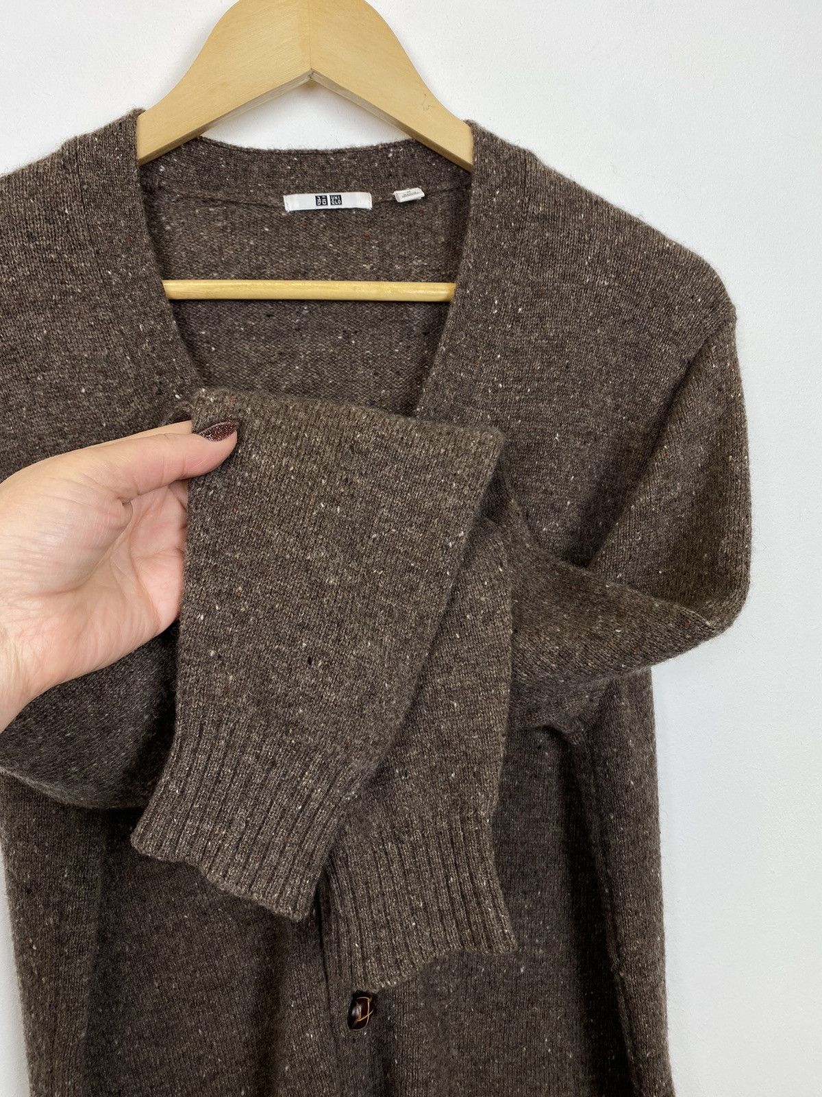 Uniqlo Uniqlo Wool/Nylon Men’s Cardigan Chunky Knit V-Neck Luxury Size US M / EU 48-50 / 2 - 3 Thumbnail