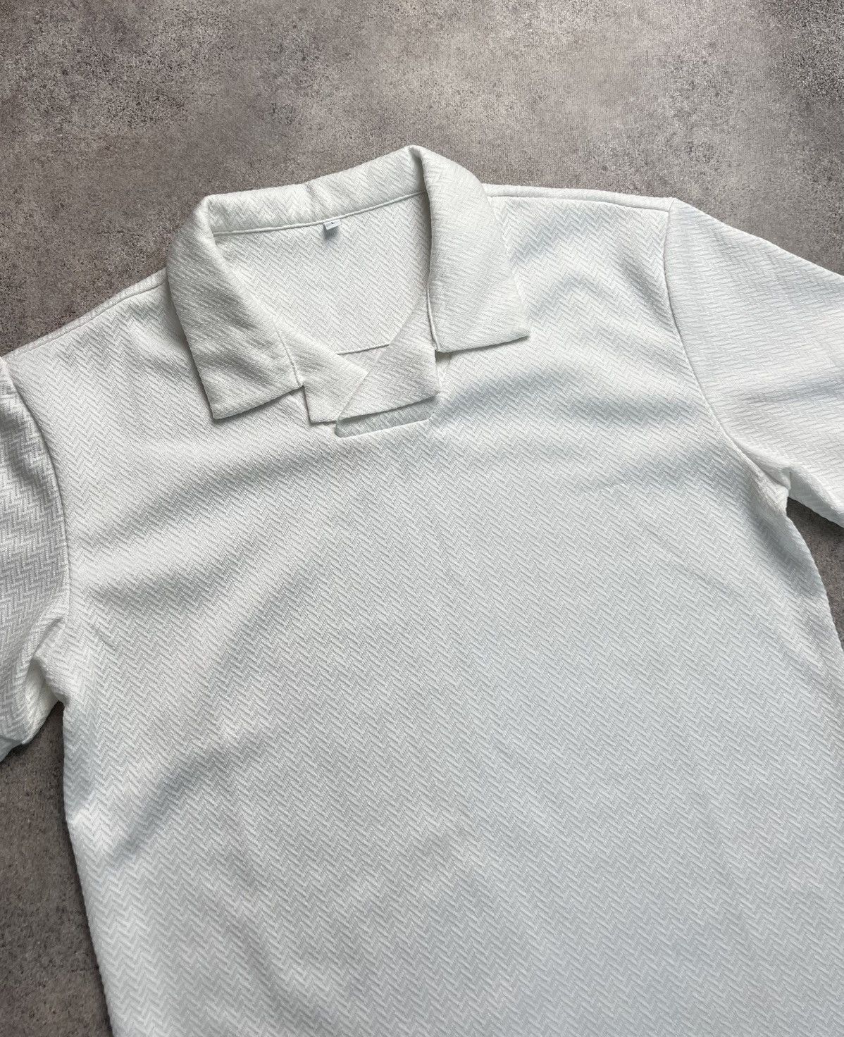 Japanese Brand White Japanese soft polo shirt Size US L / EU 52-54 / 3 - 4 Thumbnail