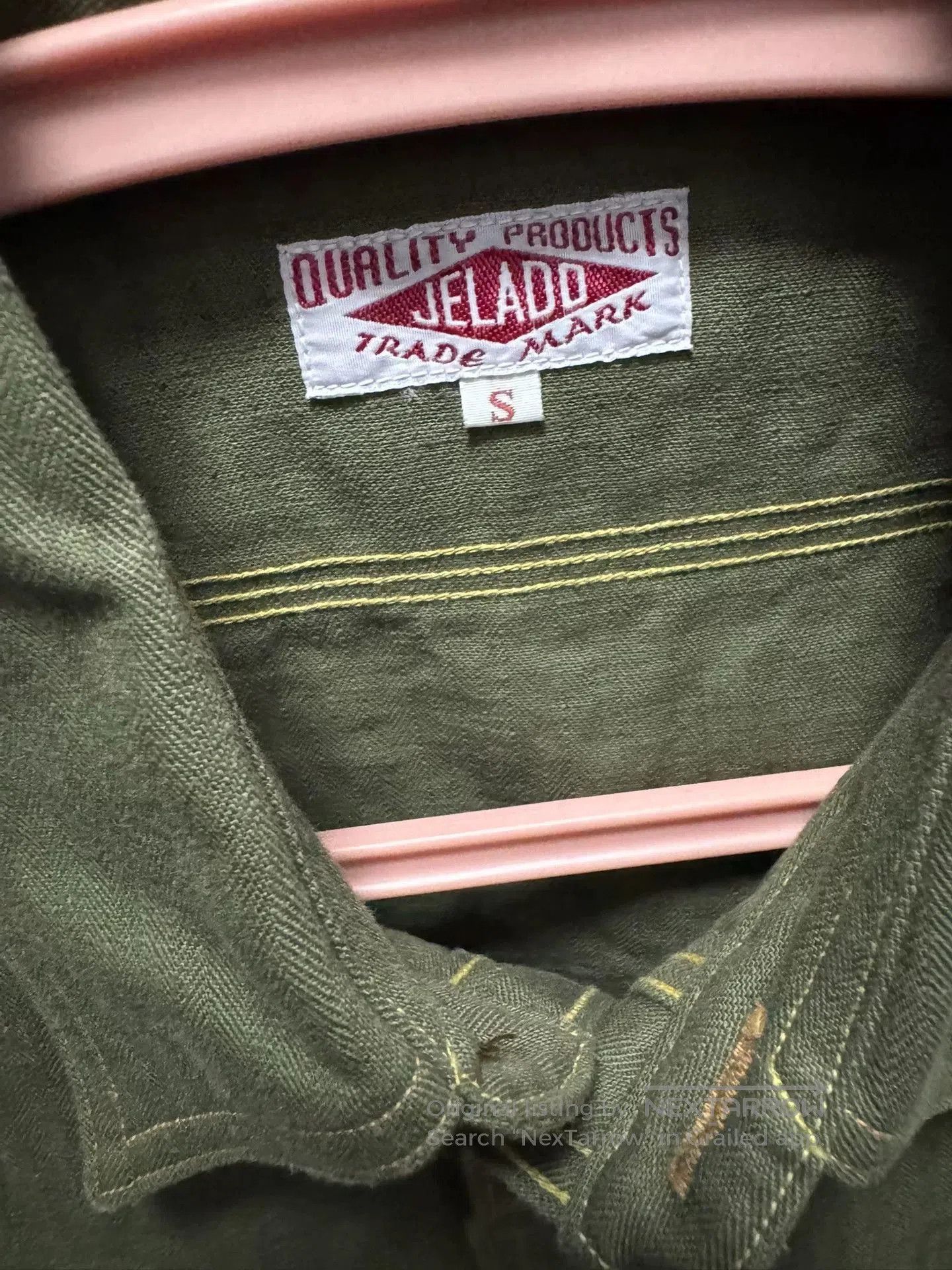 RRL Ralph Lauren nigel cabourn herringbone shirt in green. Size US L / EU 52-54 / 3 - 2 Thumbnail