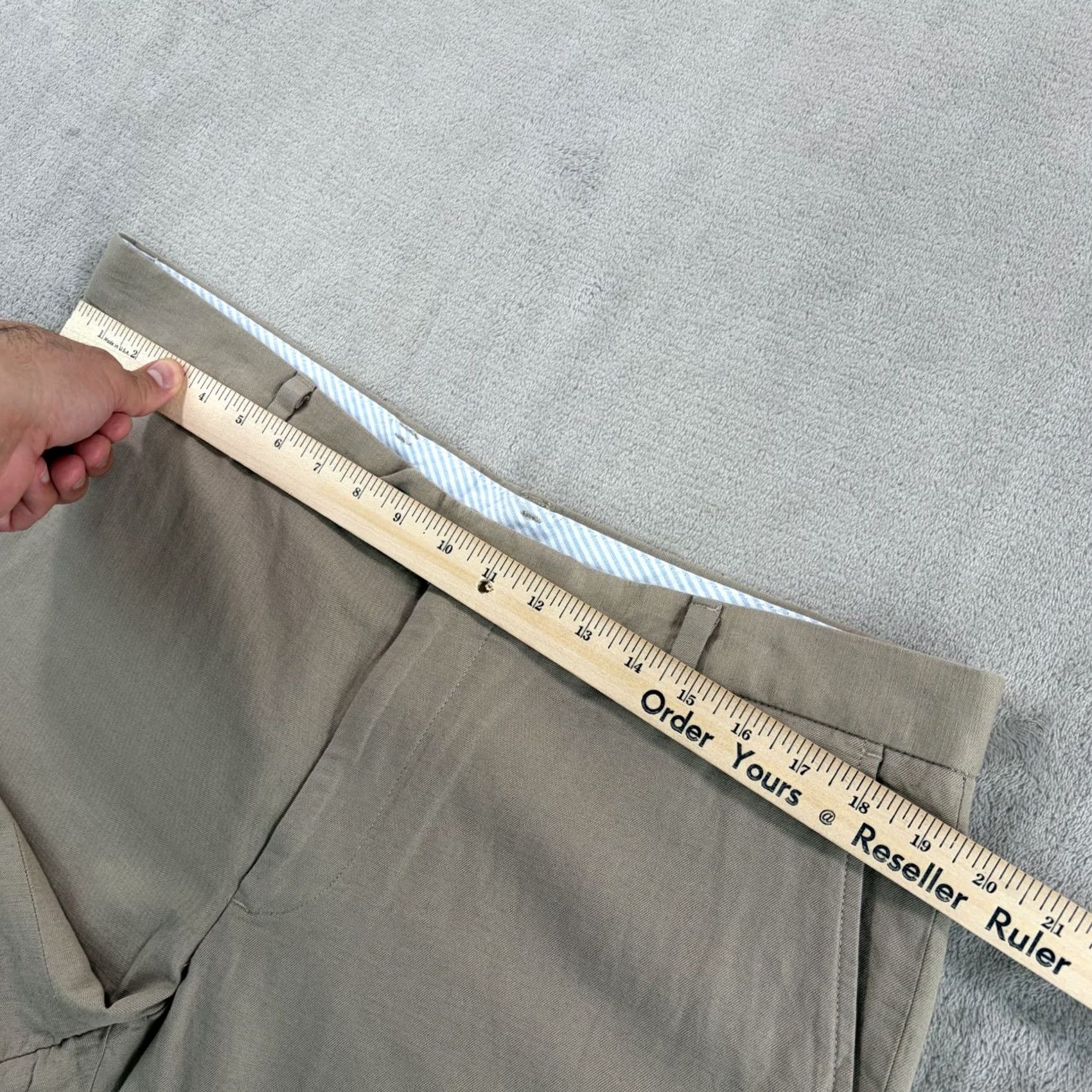 Brooks Brothers Brooks Brothers Beige Linen Blend Mens 36x32 NWOT Chino Pants Size US 36 / EU 52 - 5 Thumbnail