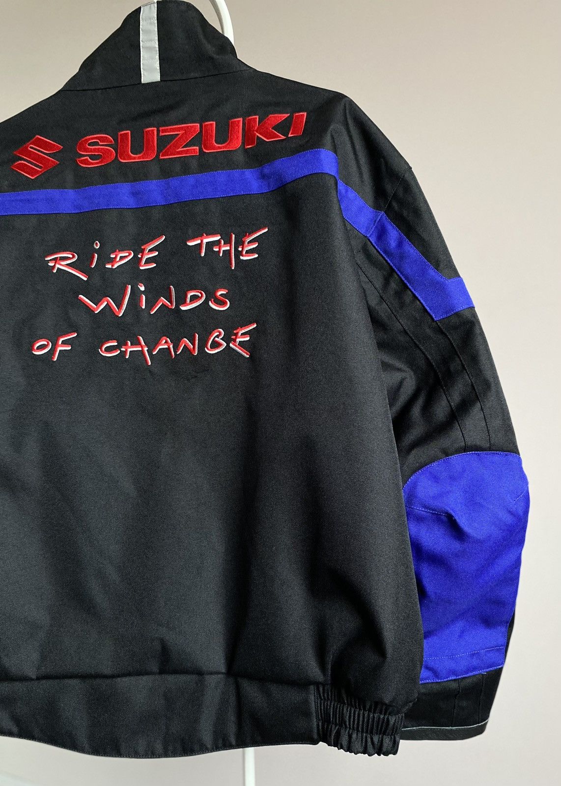 Vintage Vintage Suzuki Racing Jacket Coat Big Logo Size US XL / EU 56 / 4 - 4 Thumbnail