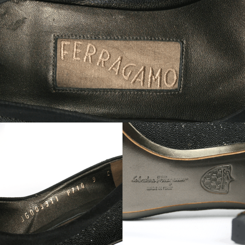 Salvatore Ferragamo Satin Beads Heels Size US 9 / IT 39 - 12 Thumbnail