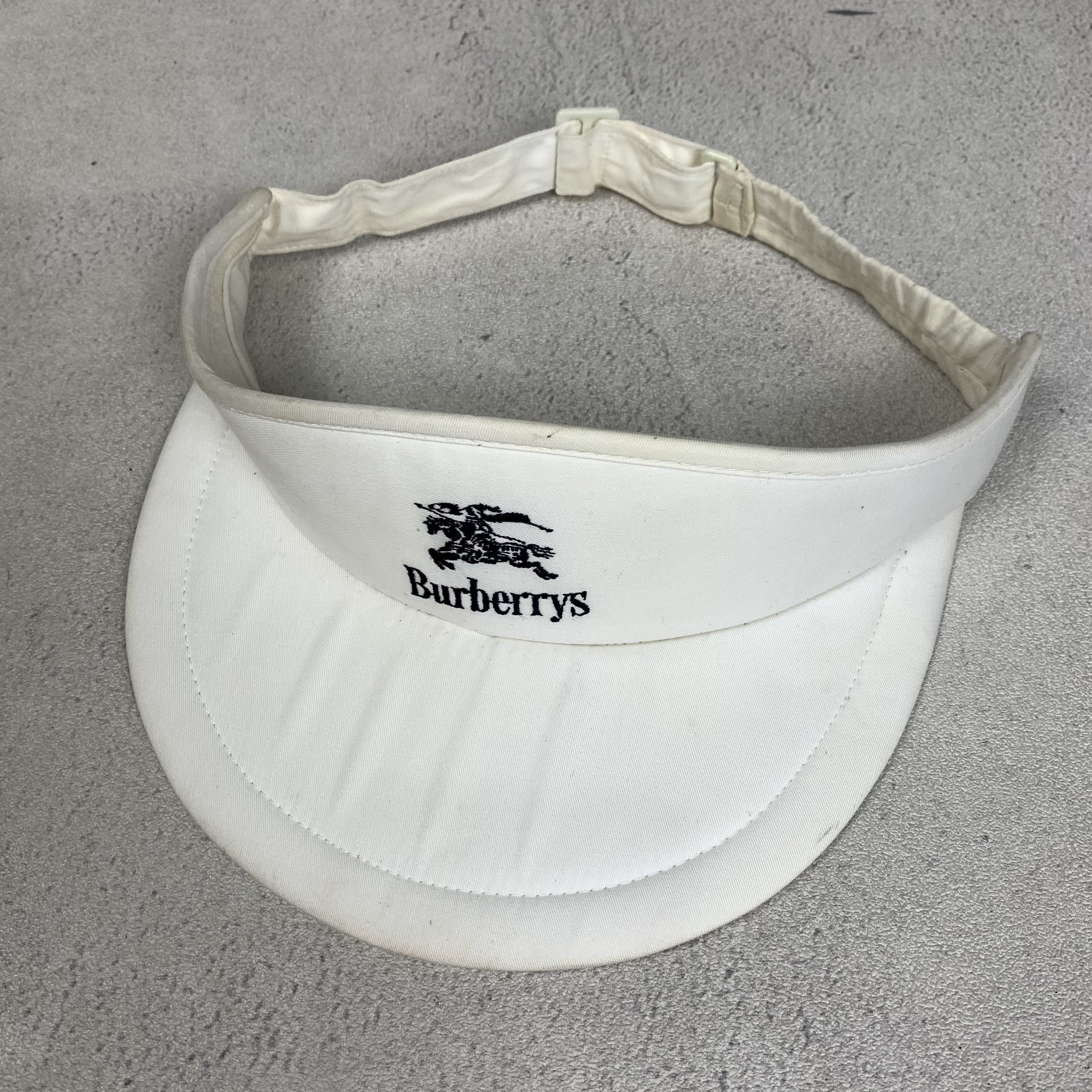Burberry Vintage Burberrys Visor Hat Cap Size ONE SIZE - 2 Thumbnail