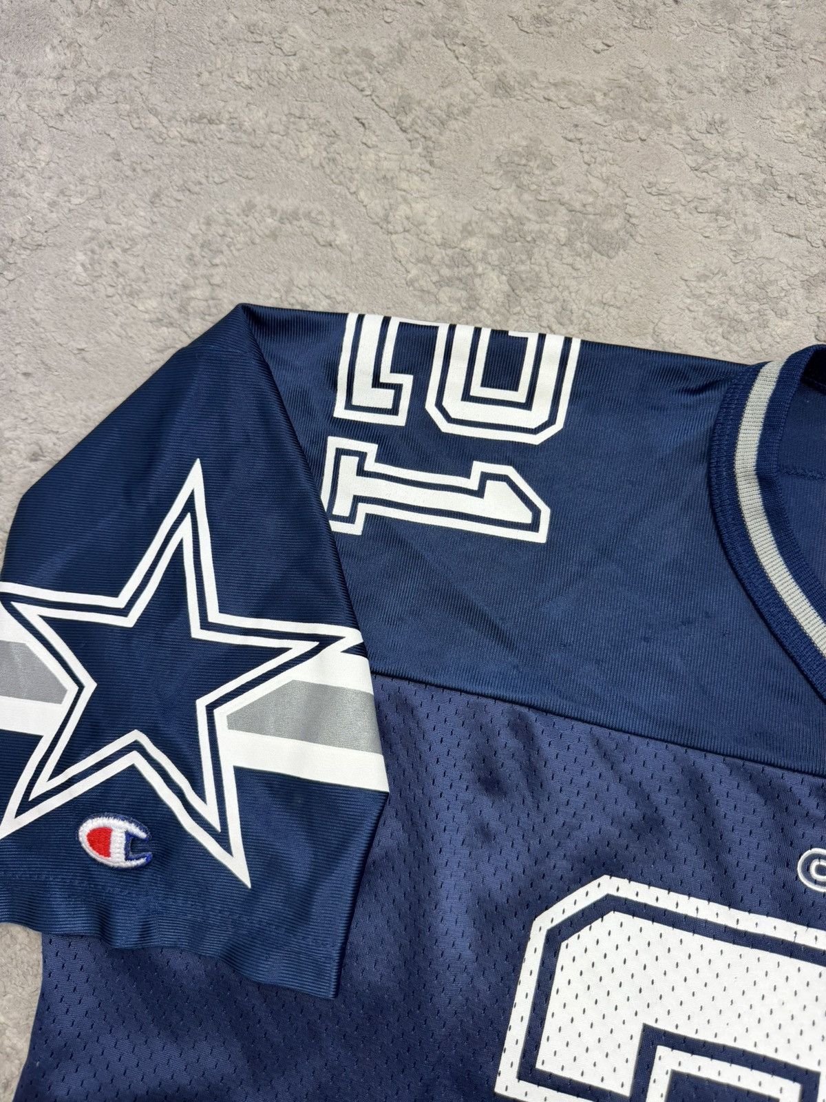 Champion Rare Jersey Champion Dallas Cowboys #21 Deion Sanders NFL Size US XL / EU 56 / 4 - 4 Thumbnail