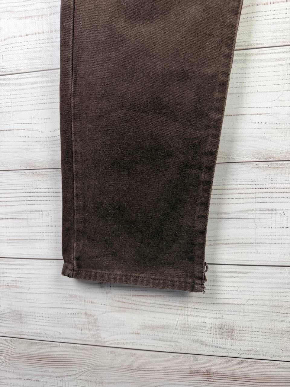 Armani ARMANI Pants Trousers Vintage Jeans Brown 90s Size US 31 - 10 Thumbnail