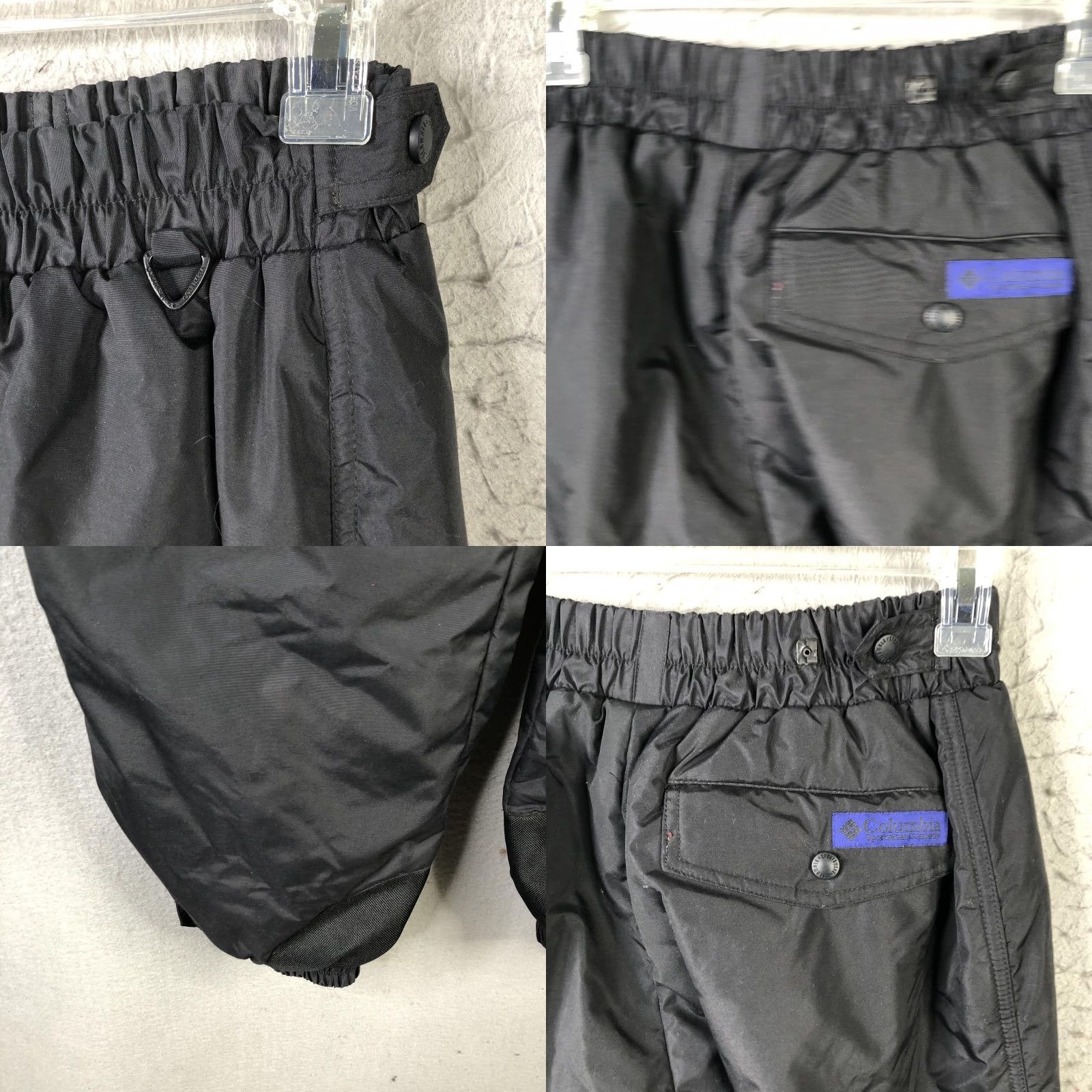Vintage Columbia Pants Womens Small Black Insulated Nylon Snow Ski Winter Snowboard Size 28" / US 6 / IT 42 - 10 Thumbnail