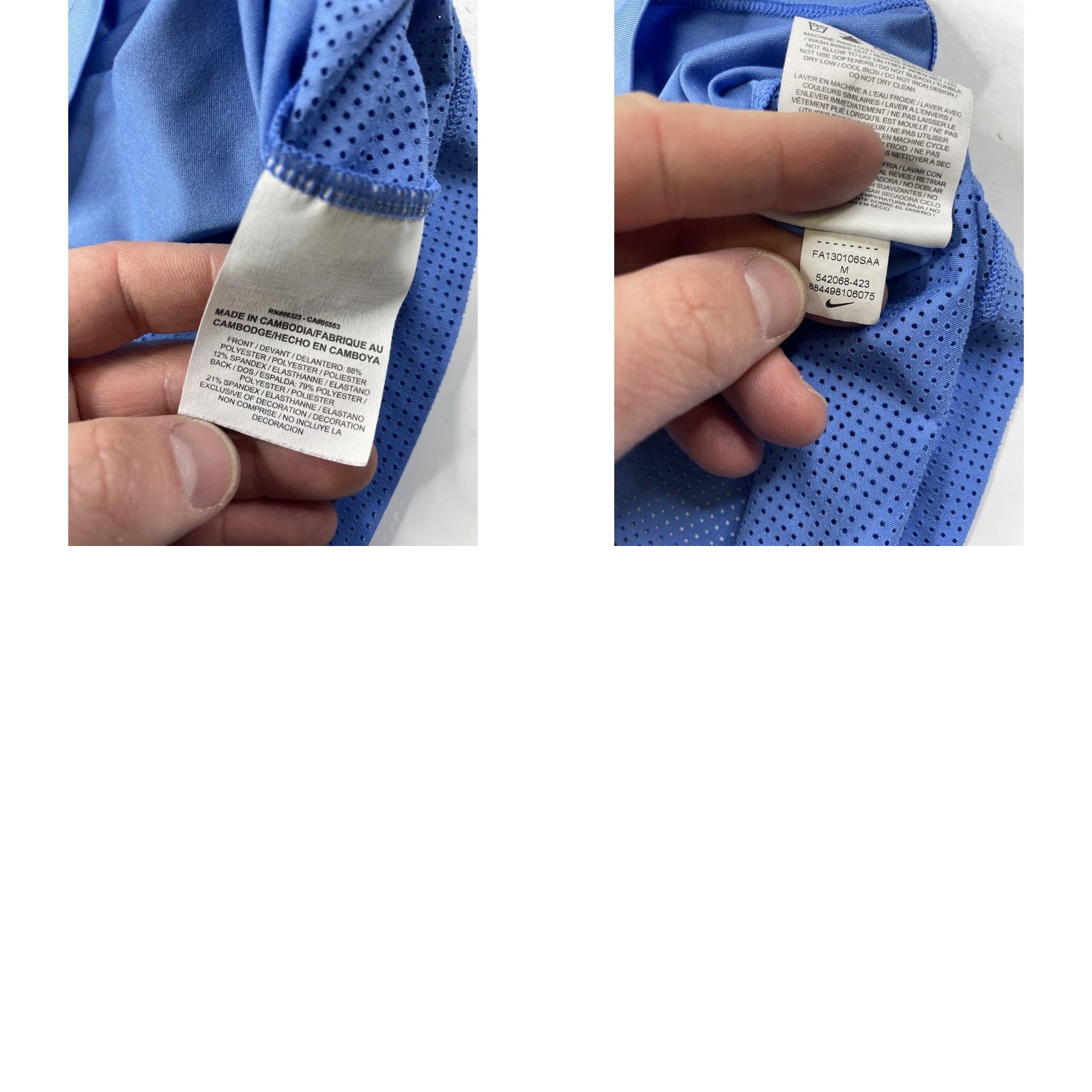 Nike Nike Tiger Woods Polo Shirt Performance Golf Mens Medium Blue Dri-Fit Short Sleeve Shirt Size US M / EU 48-50 / 2 - 8 Thumbnail