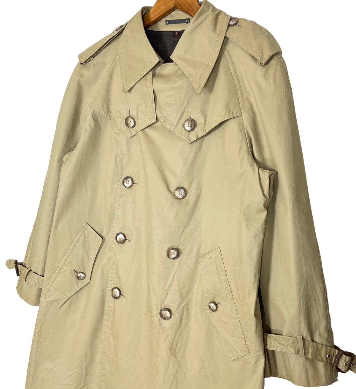 Designer × Vintage × Yves Saint Laurent Vintage YSL Yves Saint Laurent Double Breasted Trench Coat Size S / US 4 / IT 40 - 6 Thumbnail