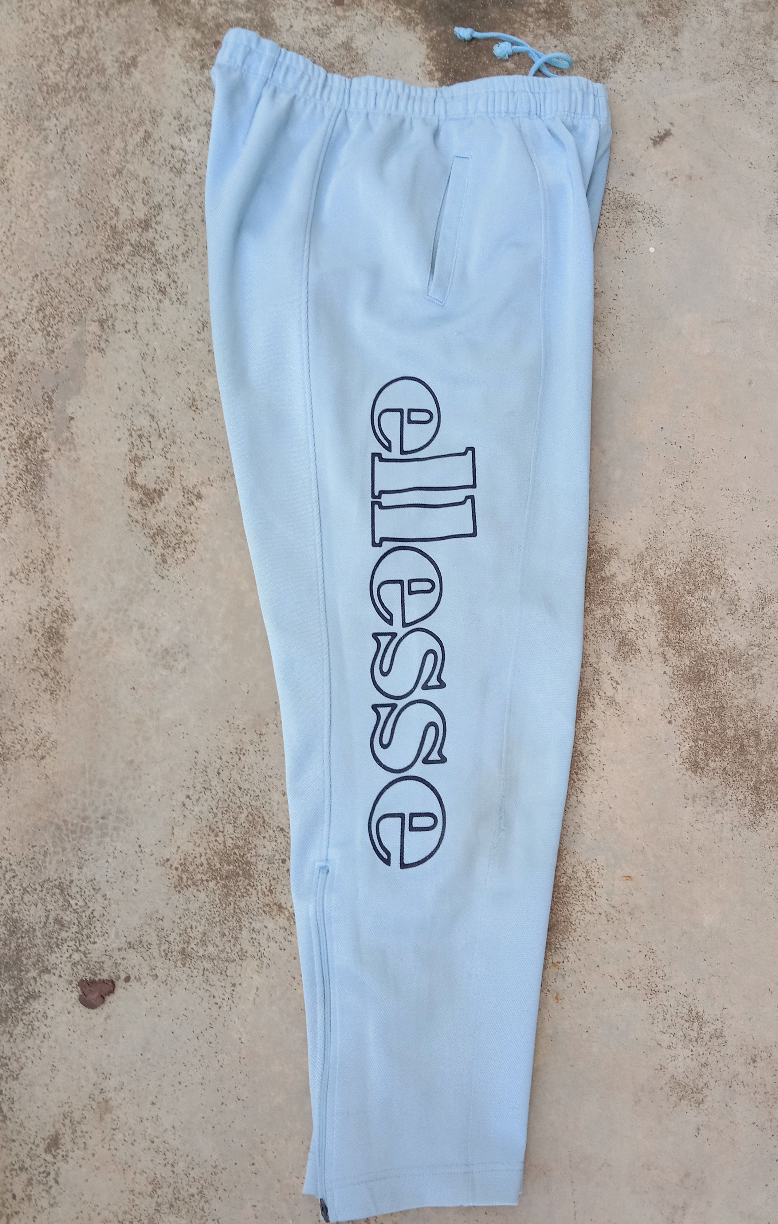Ellesse × Vintage Vintage rare 80s Ellesse Track Bottom pant Big Logo Size US 30 / EU 46 - 1 Thumbnail