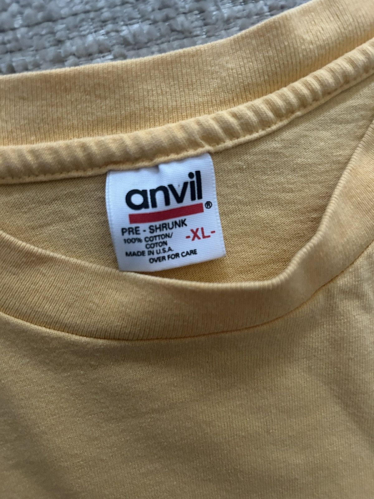 Anvil × Vintage Vintage Anvil Nature T-Shirt Single Stitch Made in USA Size US XL / EU 56 / 4 - 3 Thumbnail