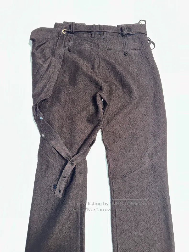 Kiko Kostadinov Kiko Kostadinov Dark patterned belt detachable vest/dungar Size US 30 / EU 46 - 2 Thumbnail