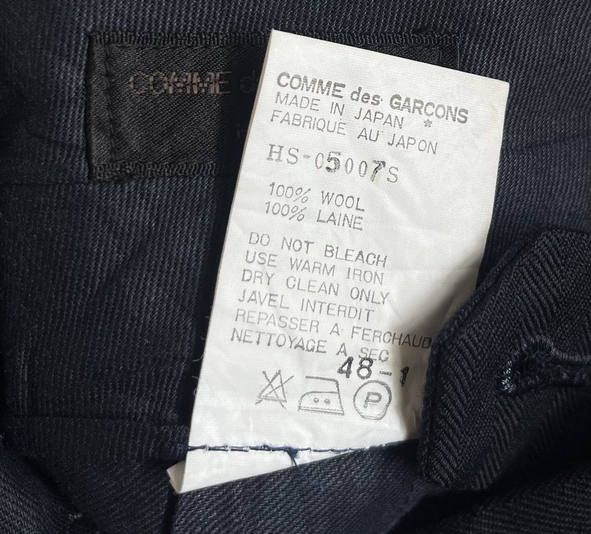 Comme des Garcons TAX FREE 🇺🇸 cdg homme high waist wide fit wool trousers Size US 27 - 6 Thumbnail