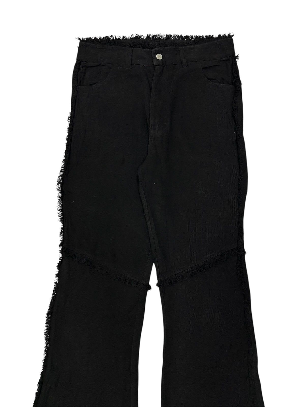 Other Japanese Avant Garde Crazy Frayed Flare Jeans Size US 31 - 2 Thumbnail