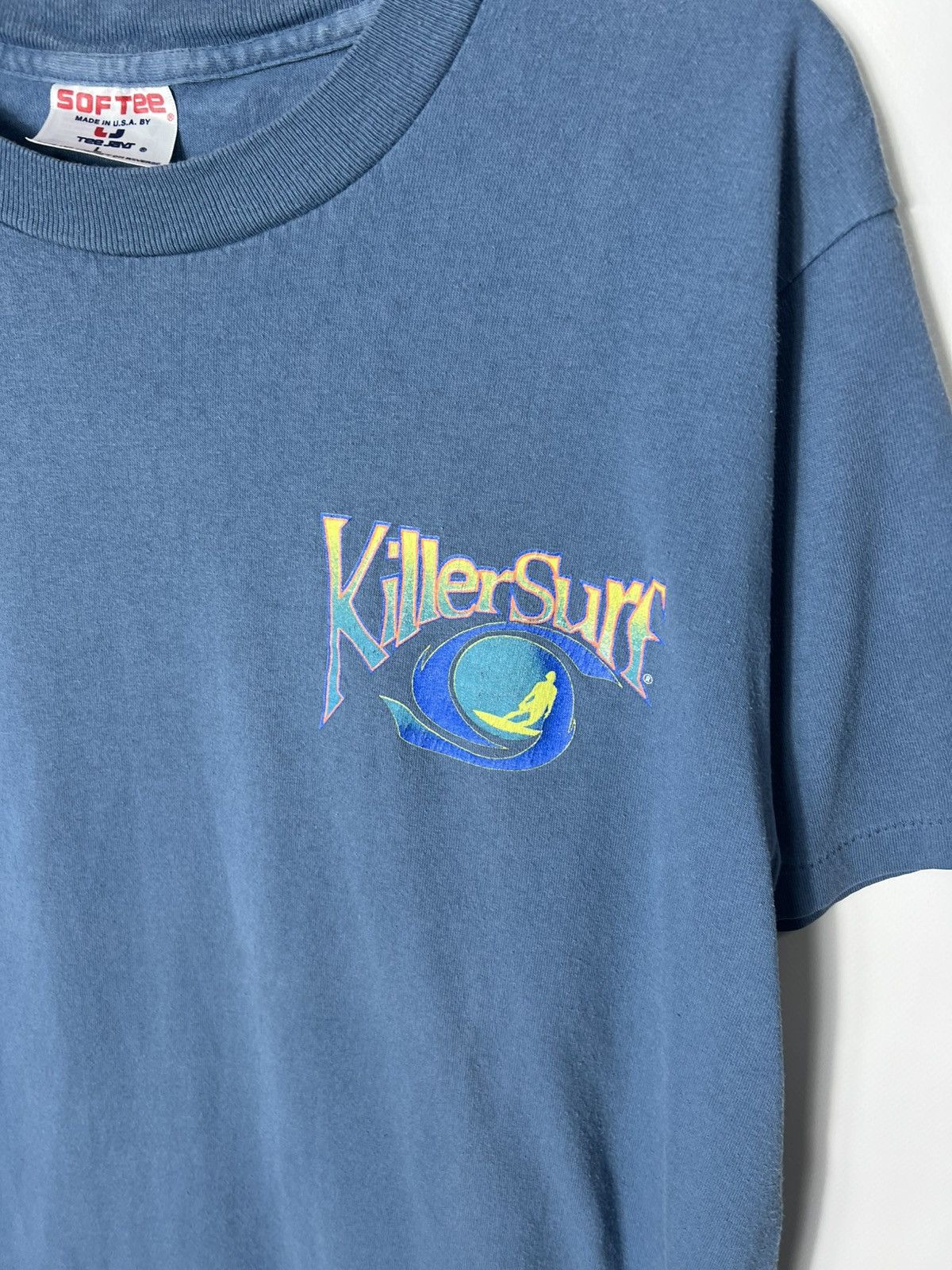 Vintage Vintage very rare Killer Surf 90s Single Stitch T-shirt Size US L / EU 52-54 / 3 - 7 Thumbnail