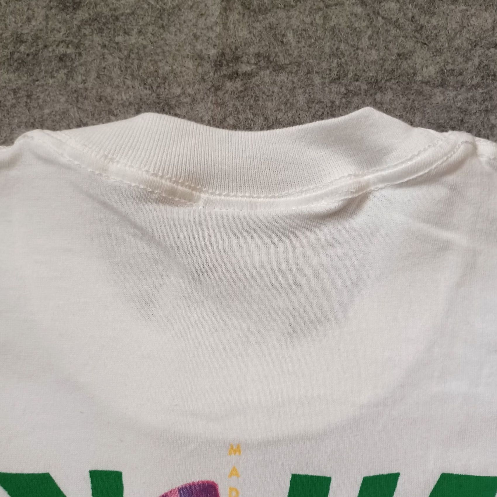 Vintage Pernicci Unlimited Humanity T Shirt Mens XL White Happy Face Short Sleeve Vintage Size US XL / EU 56 / 4 - 3 Thumbnail