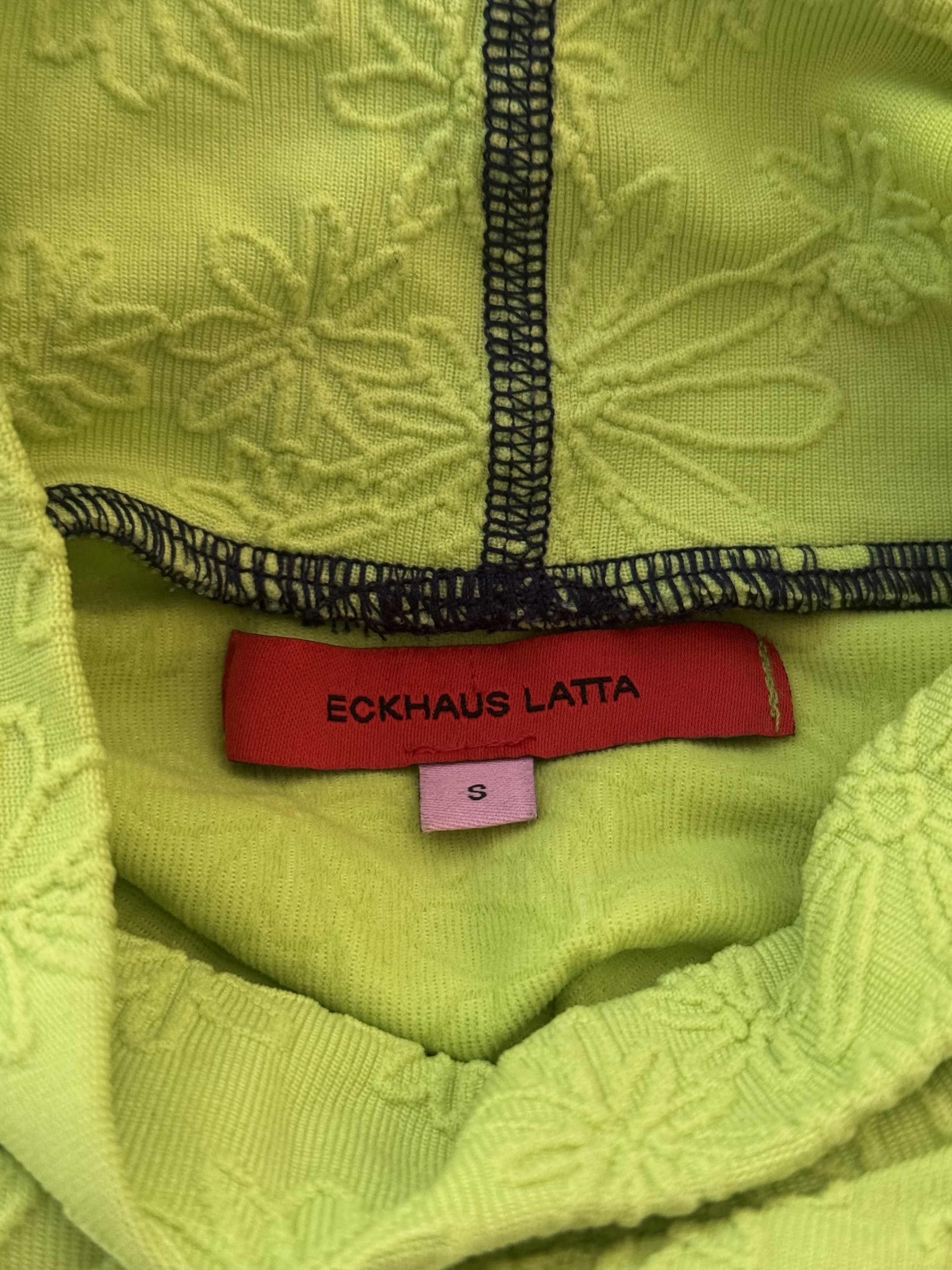 Eckhaus Latta Eckhaus Latta Floral Stretch Mock Neck Top Size S / US 4 / IT 40 - 5 Thumbnail