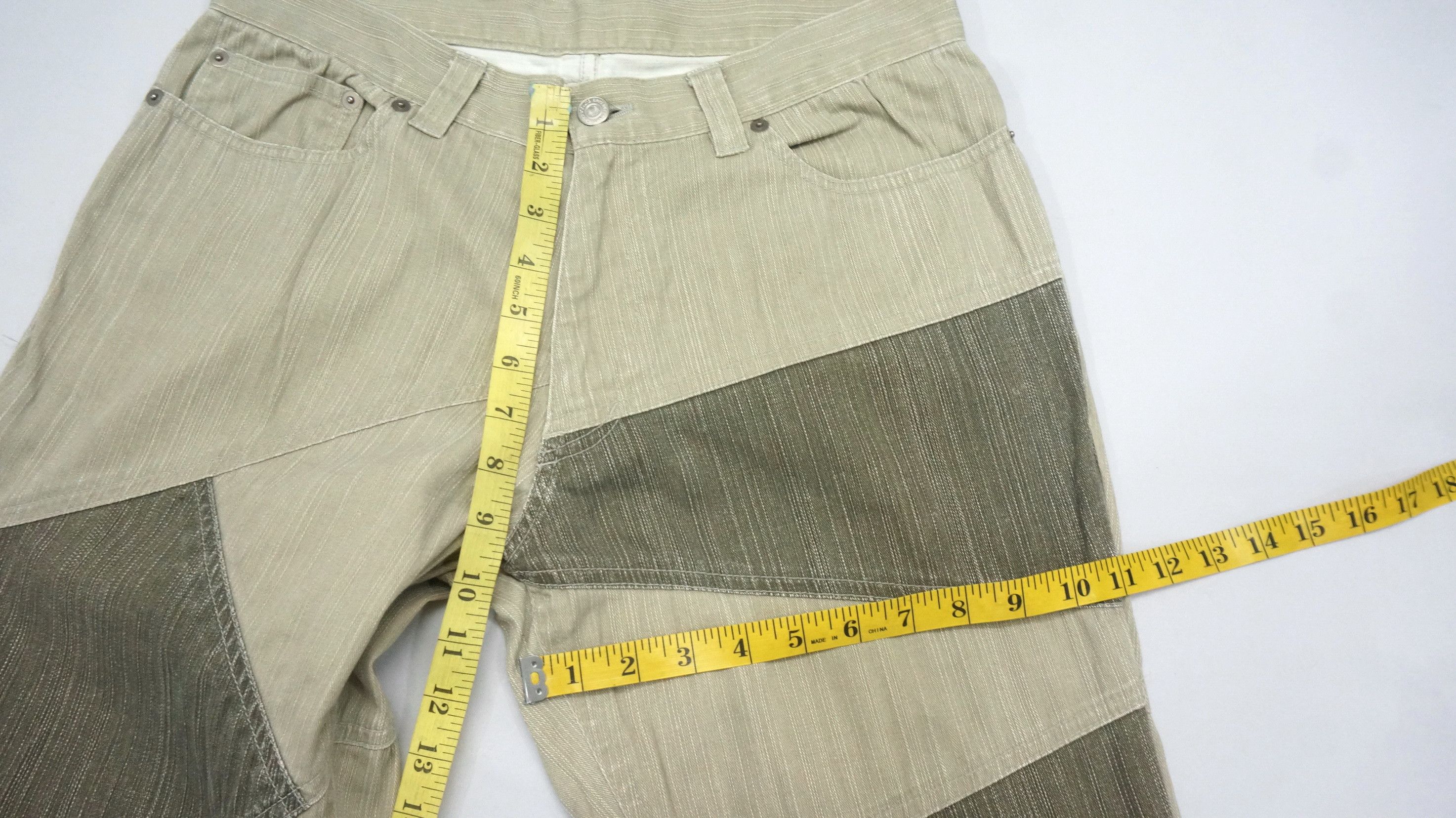 Japanese Brand Fyee 🔥 Vintage MODERN LOVERS Patchwork Flared Denim Size US 31 - 9 Thumbnail