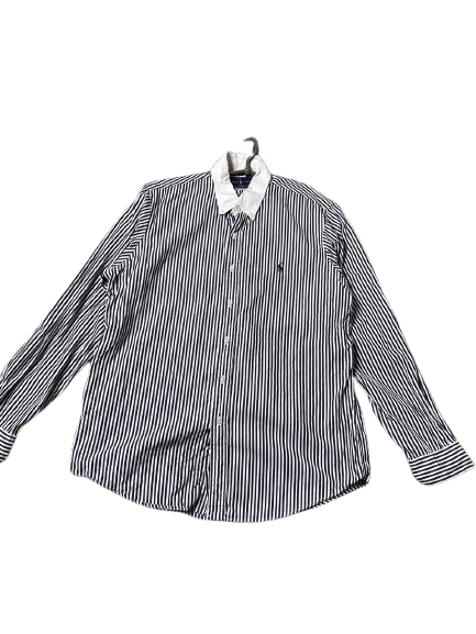 Polo Ralph Lauren Polo Ralph Lauren 100% Cotton Striped Button Up Shirt Size L Size US L / EU 52-54 / 3 - 1 Thumbnail