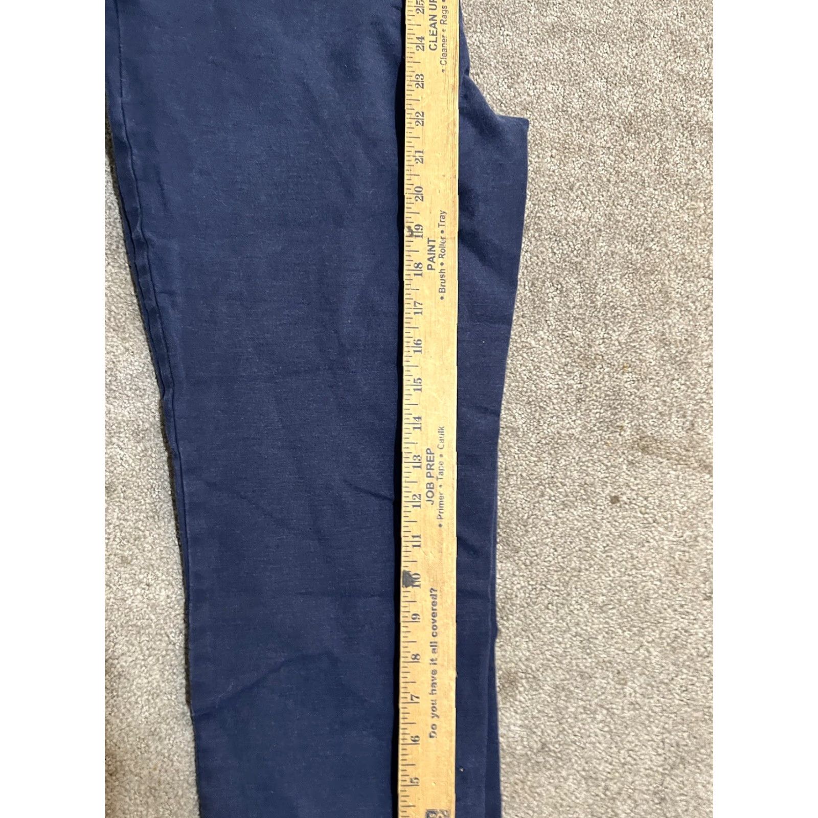 Ann Taylor VINTAGE Ladies Ann Taylor LOFT Marisa The Riviera Pant Chino Pants Size 10P Blue Size 32" / US 10 / IT 46 - 7 Thumbnail