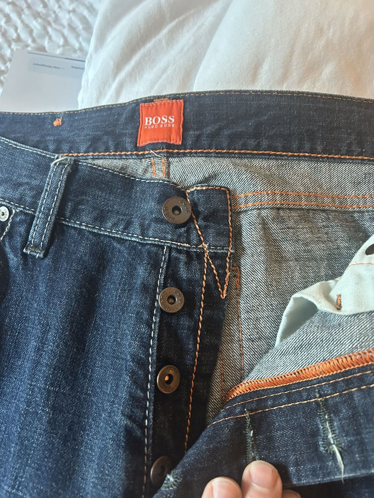 Hugo Boss Boss buttonfly jeans Size US 36 / EU 52 - 2 Thumbnail