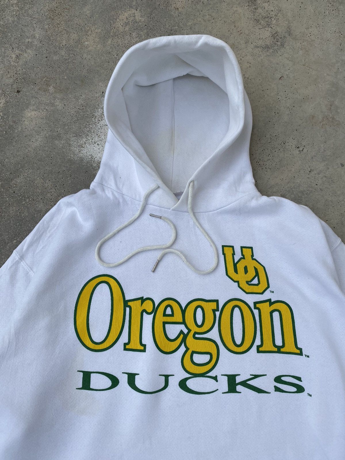 NCAA Vintage OU Oregon Ducks Pull Over Hoodie Size US L / EU 52-54 / 3 - 2 Thumbnail