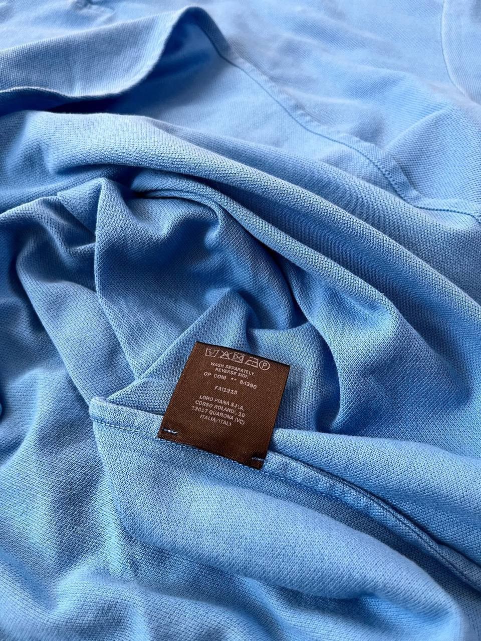 Loro Piana Loro Piana Polo T-Shirt Streetwear Luxury Rare Rich Size US XL / EU 56 / 4 - 12 Thumbnail
