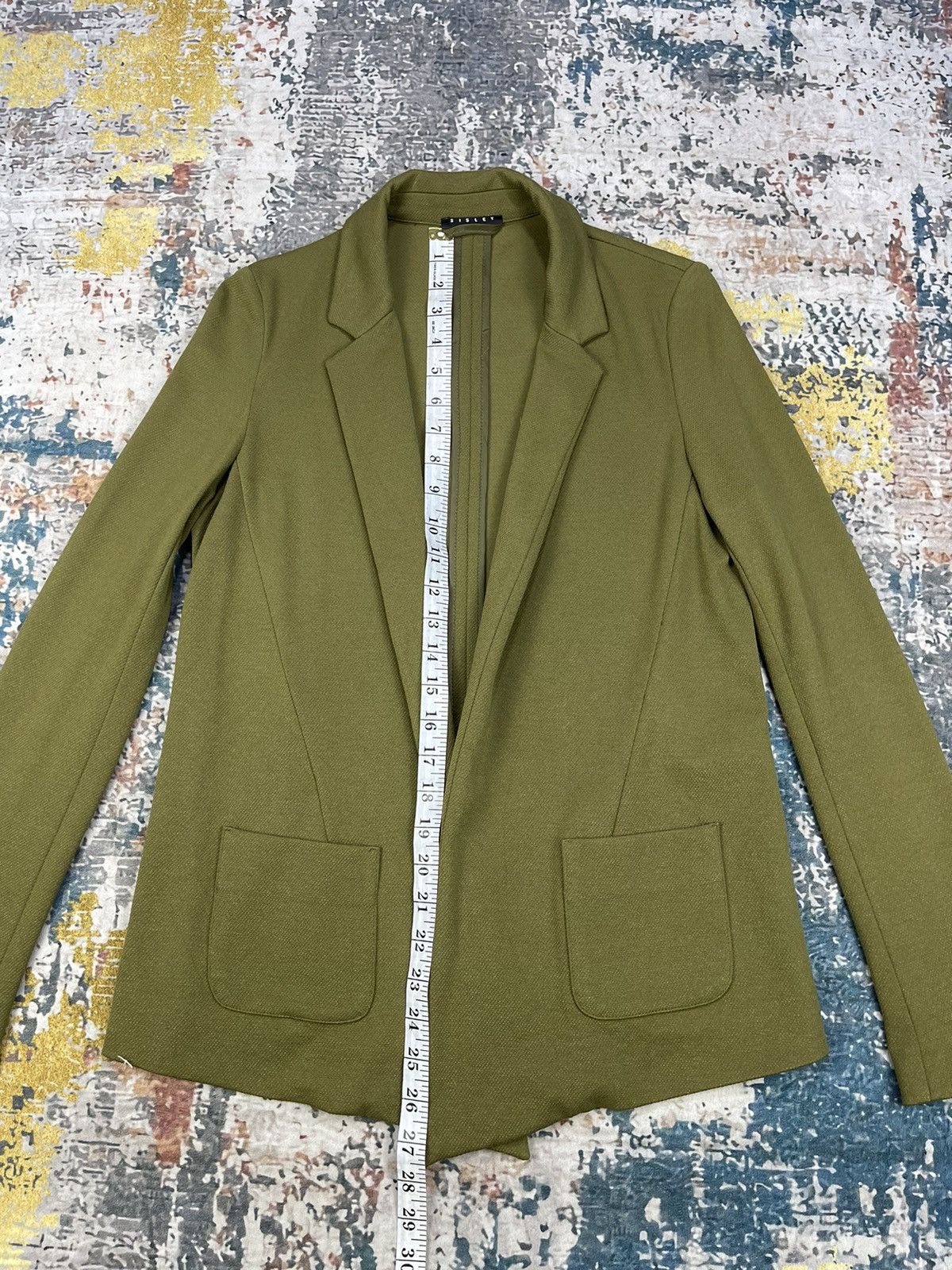 Sisley Kansai Yamamoto Sisley Open Front Light Blazer Size XS / US 0-2 / IT 36-38 - 12 Thumbnail