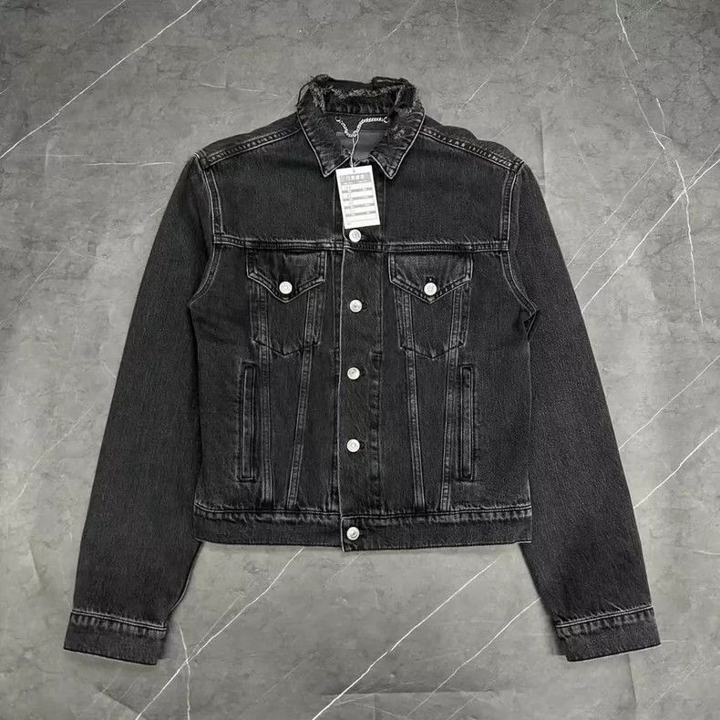 Balenciaga Balenciaga Denim jacket coat Size US S / EU 44-46 / 1 - 1 Thumbnail