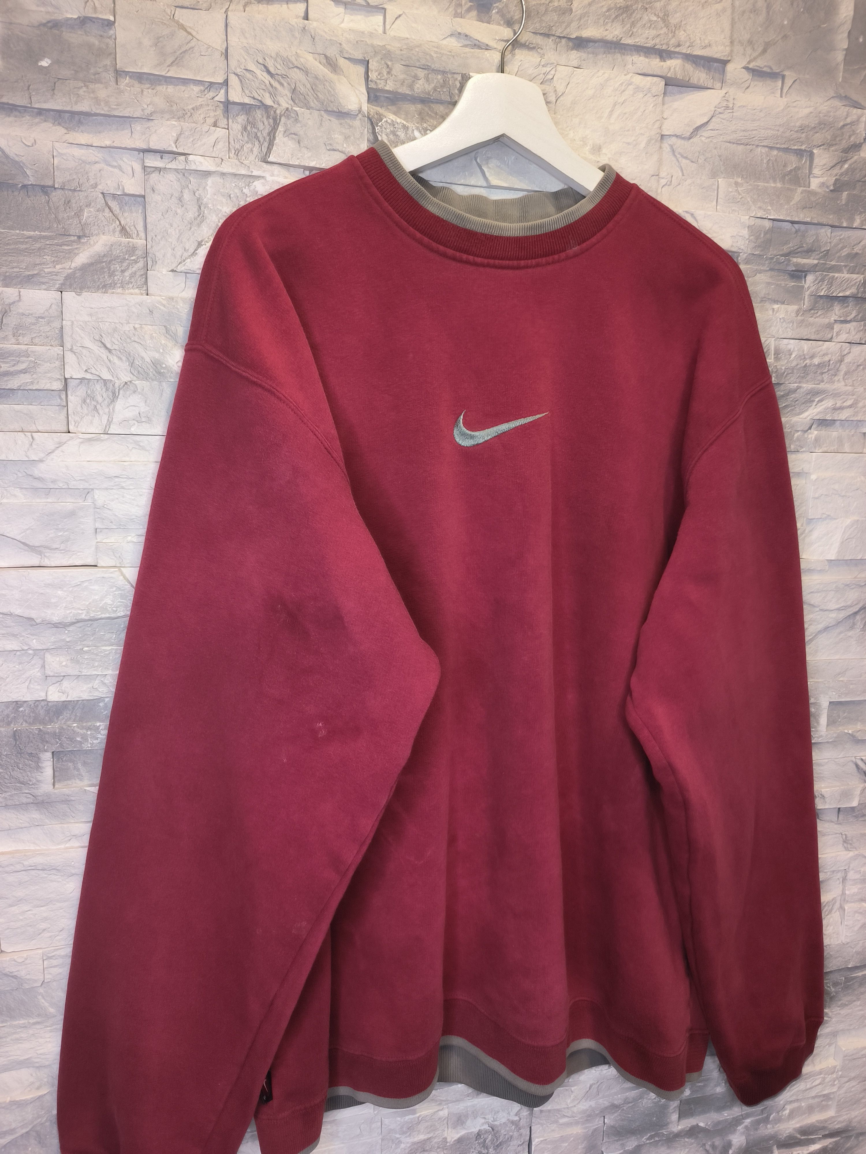 Nike Nike Vintage Center Swoosh Sweatshirt Crewneck Logo Size US XL / EU 56 / 4 - 3 Thumbnail