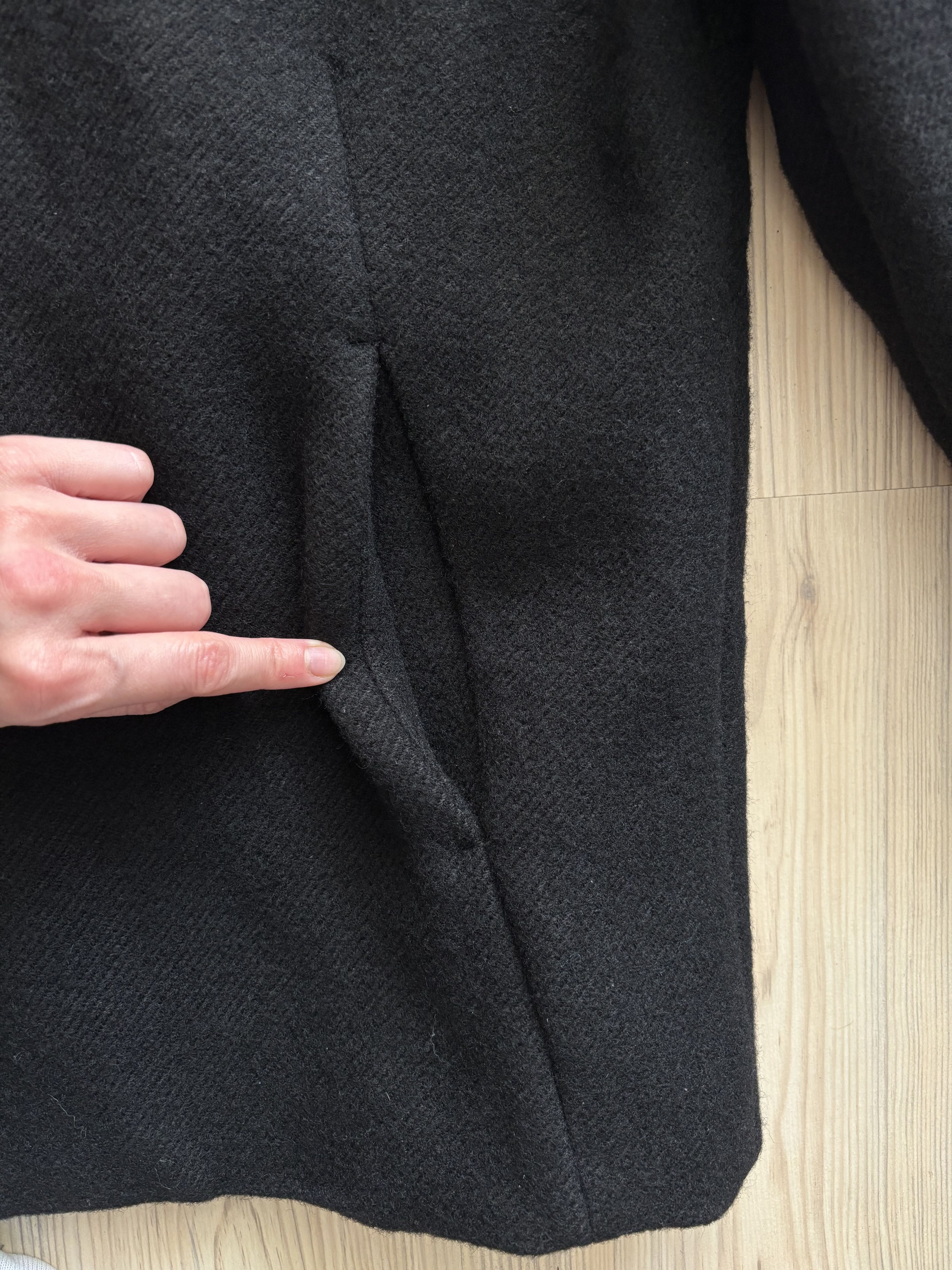 Devoa DEVOA Loose Fit Jacket Linen / Virgin Wool （BLACK） Size US L / EU 52-54 / 3 - 8 Thumbnail
