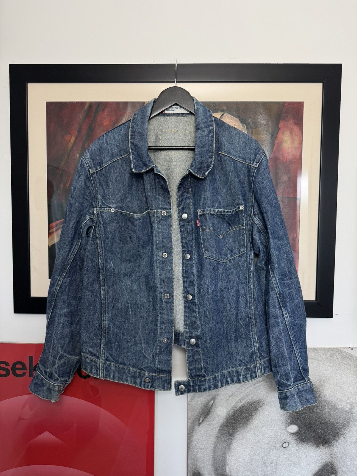 Levi's Vintage Levi’s engineered Denim Jacket Vintage Y2k Retro Size US L / EU 52-54 / 3 - 4 Thumbnail