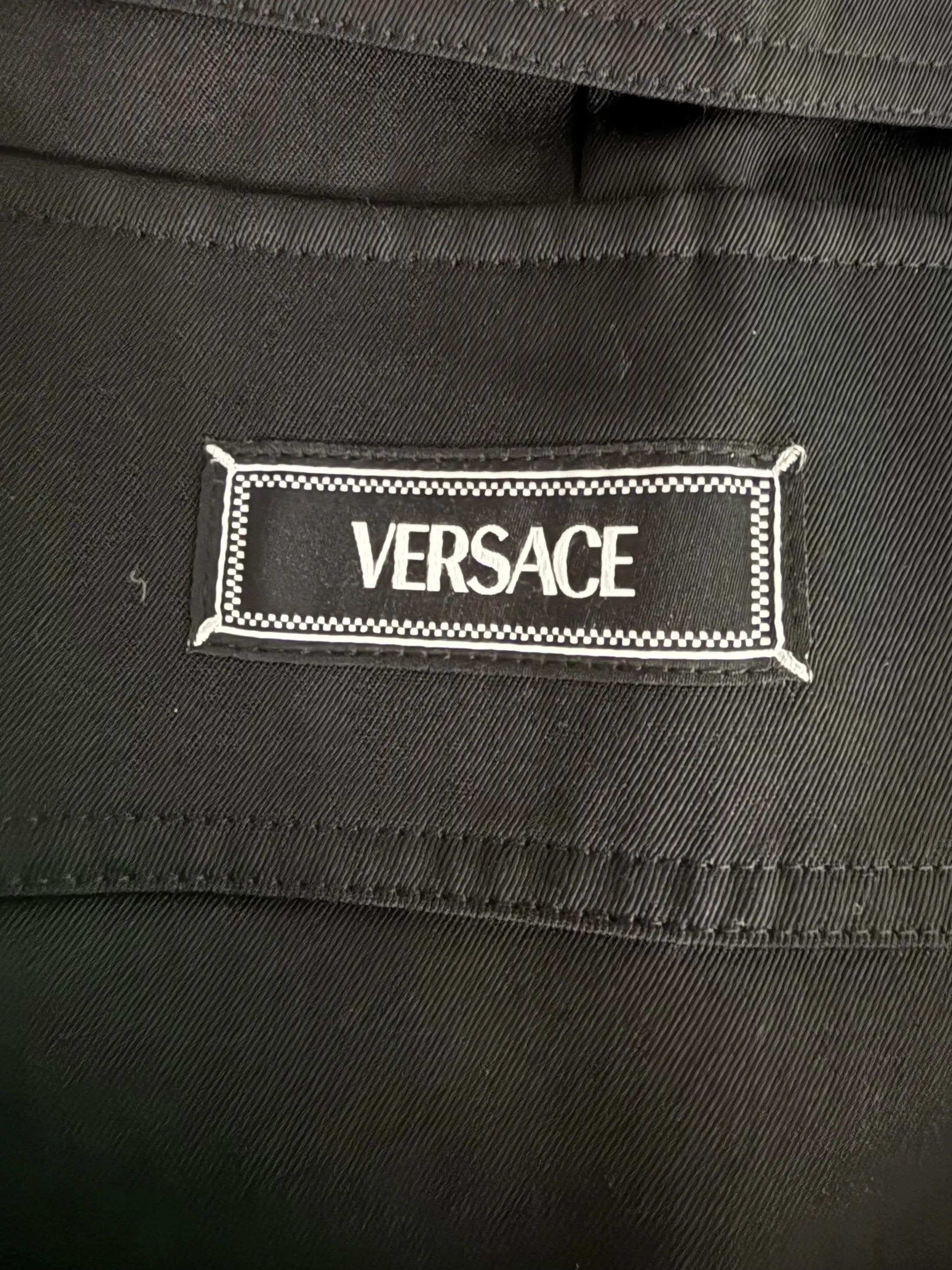 Versace Virgin Wool Cargo Pants Palazzo Design Size 26" / US 2 / IT 38 - 12 Thumbnail