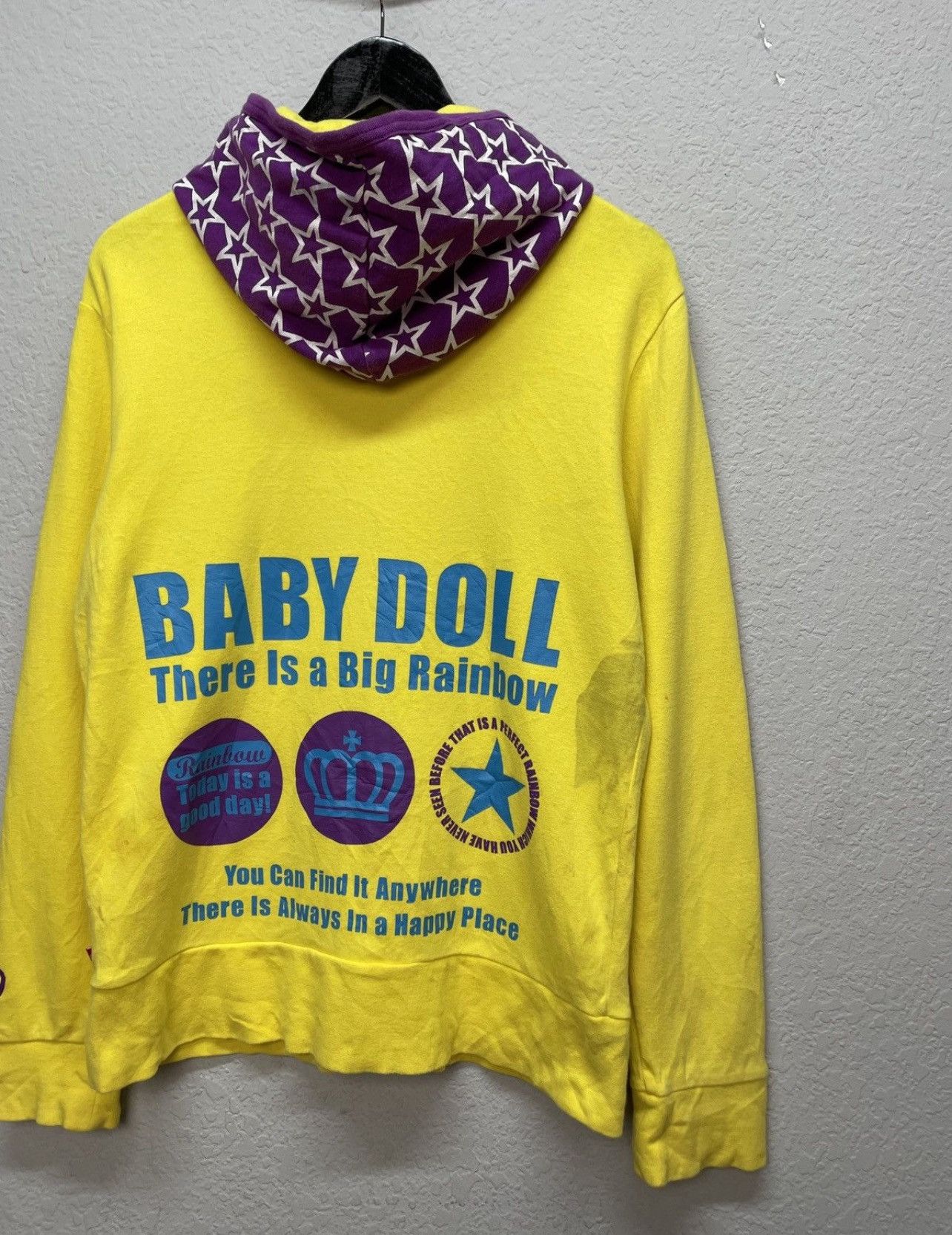 Japanese Brand Vintage Y2K Baby Doll Japanese Style Zip Hoodie Wiwiene Size US M / EU 48-50 / 2 - 9 Thumbnail