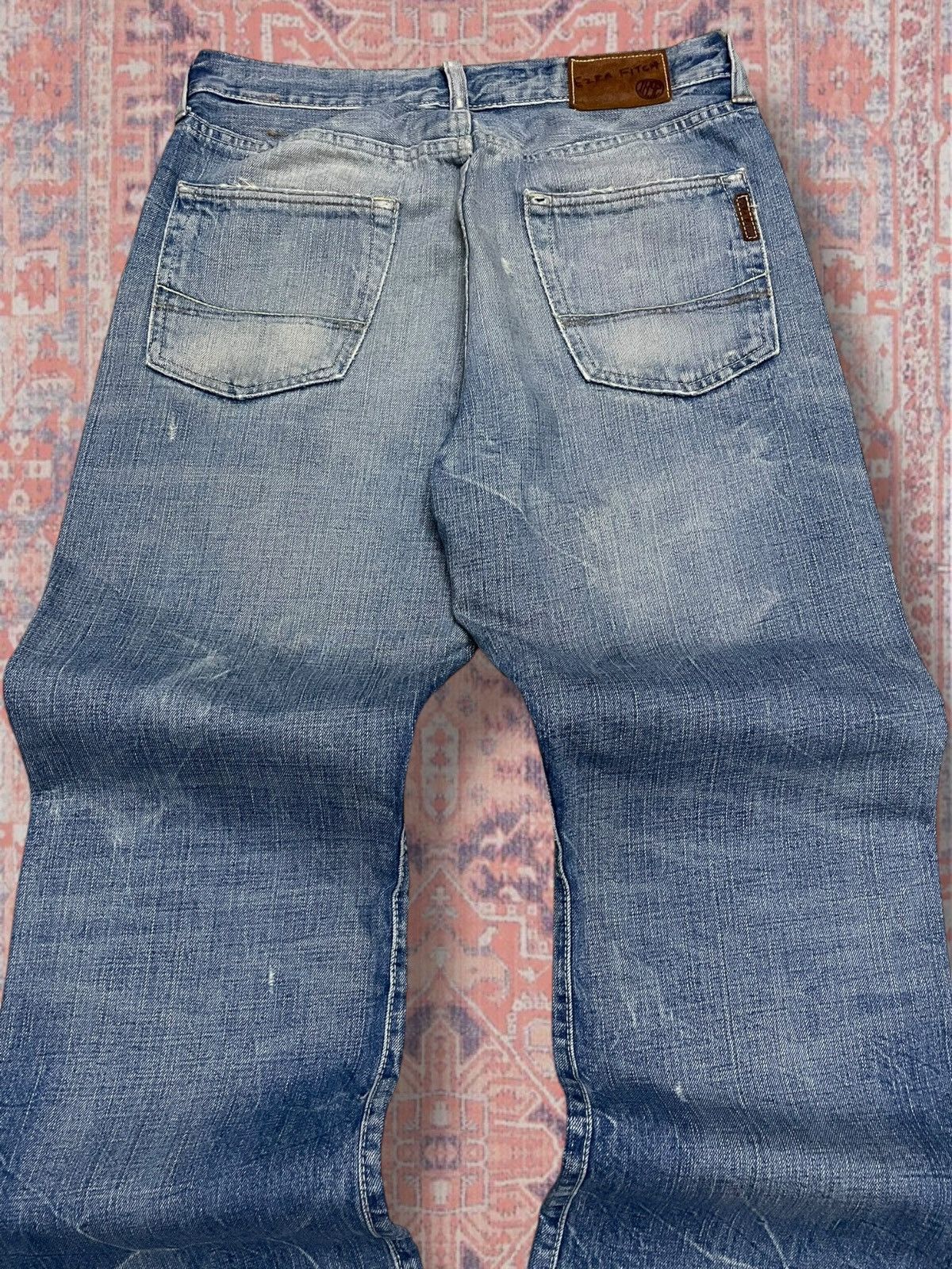Japanese Brand Vintage Rare 1990s Designer Japan Ezra Fitch Mudwash Flared Size US 30 / EU 46 - 11 Thumbnail