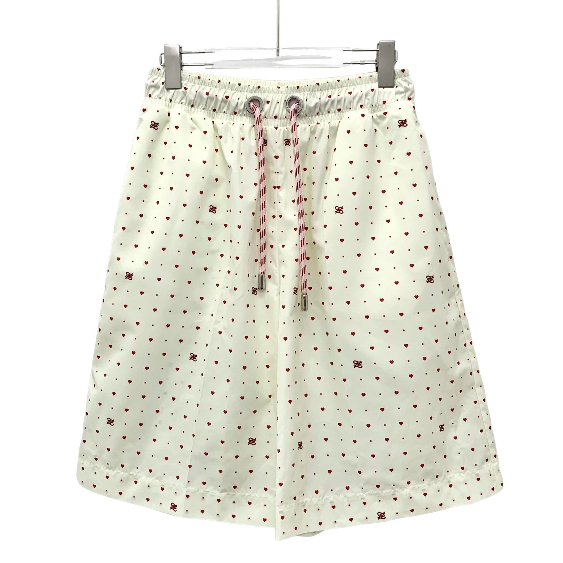 Fendi Fendi Heart Print Drawstring Shorts M Size US 32 / EU 48 - 1 Thumbnail