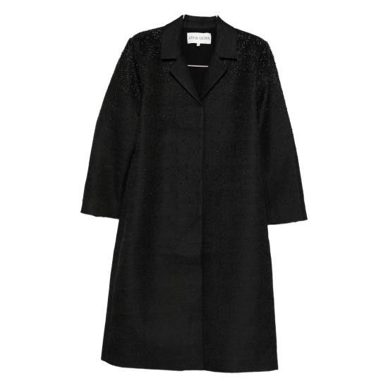 Stine Goya STINE GOYA Women Coats SGC018 2379 GRBEA BLACK Size S / US 4 / IT 40 - 1 Thumbnail