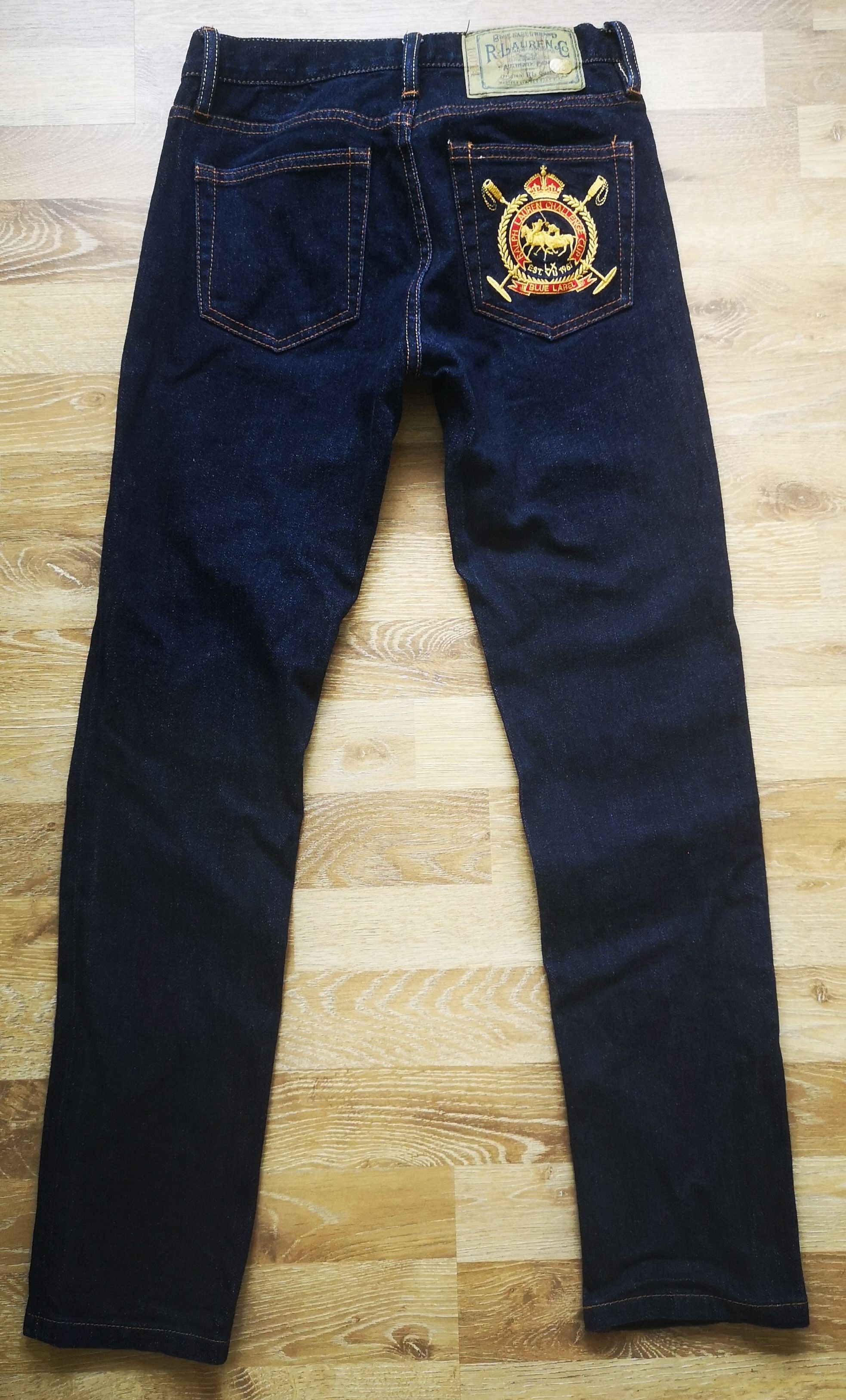 Polo Ralph Lauren × Ralph Lauren × Vintage Vintage Polo Ralph Lauren RL Crest Thompson 650 Jeans Size 26" / US 2 / IT 38 - 2 Thumbnail