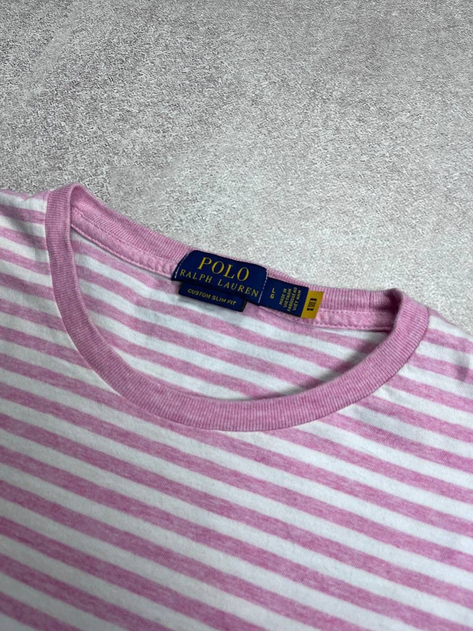 Vintage Vintage Polo Ralph Lauren Summer Striped T-shirt XL Size US L / EU 52-54 / 3 - 4 Thumbnail