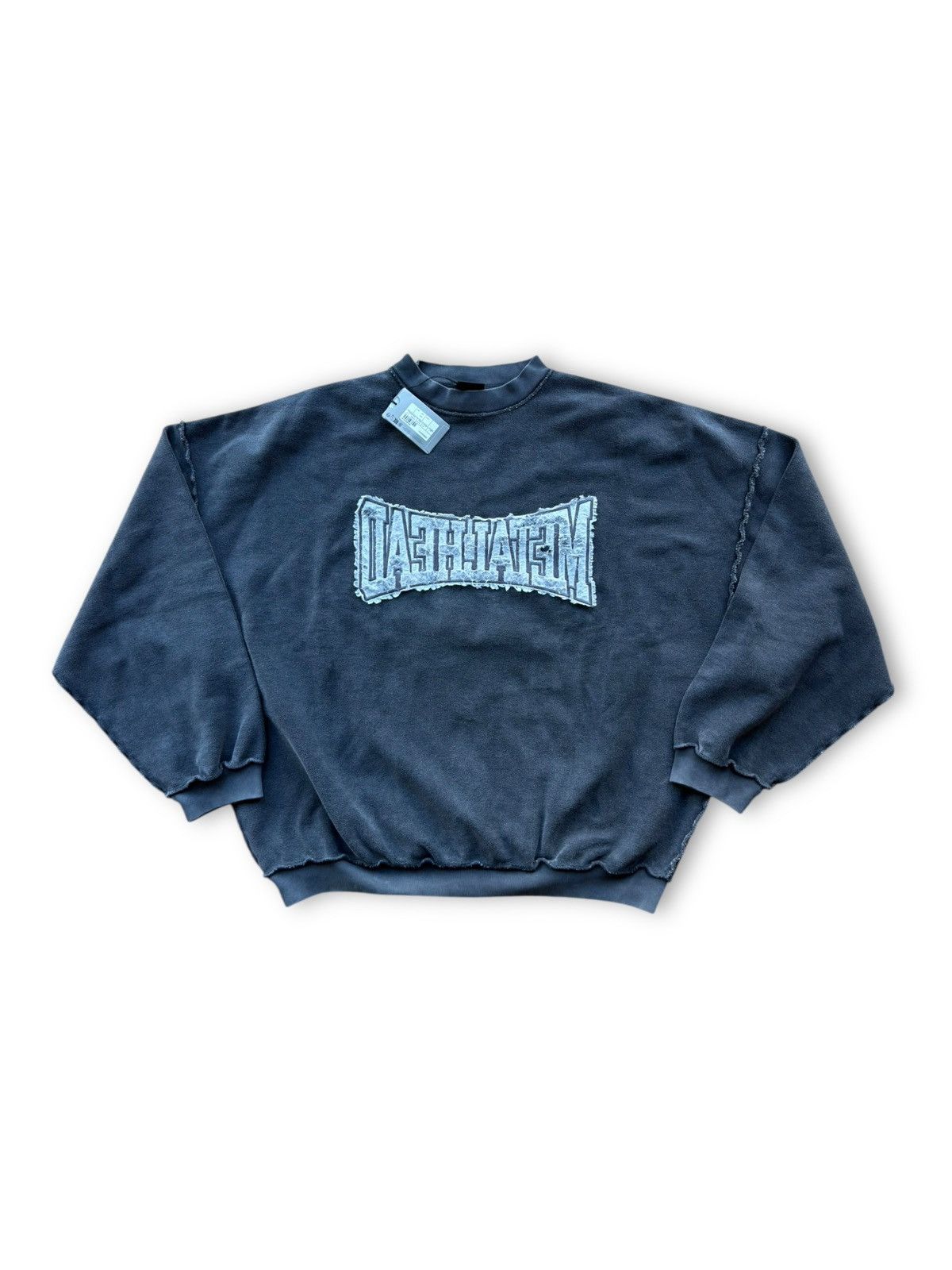 Balenciaga *RARE* BALENCIAGA DEMNA METALHEAD INSIDE OUT CREWNECK LARGE Size US L / EU 52-54 / 3 - 5 Thumbnail