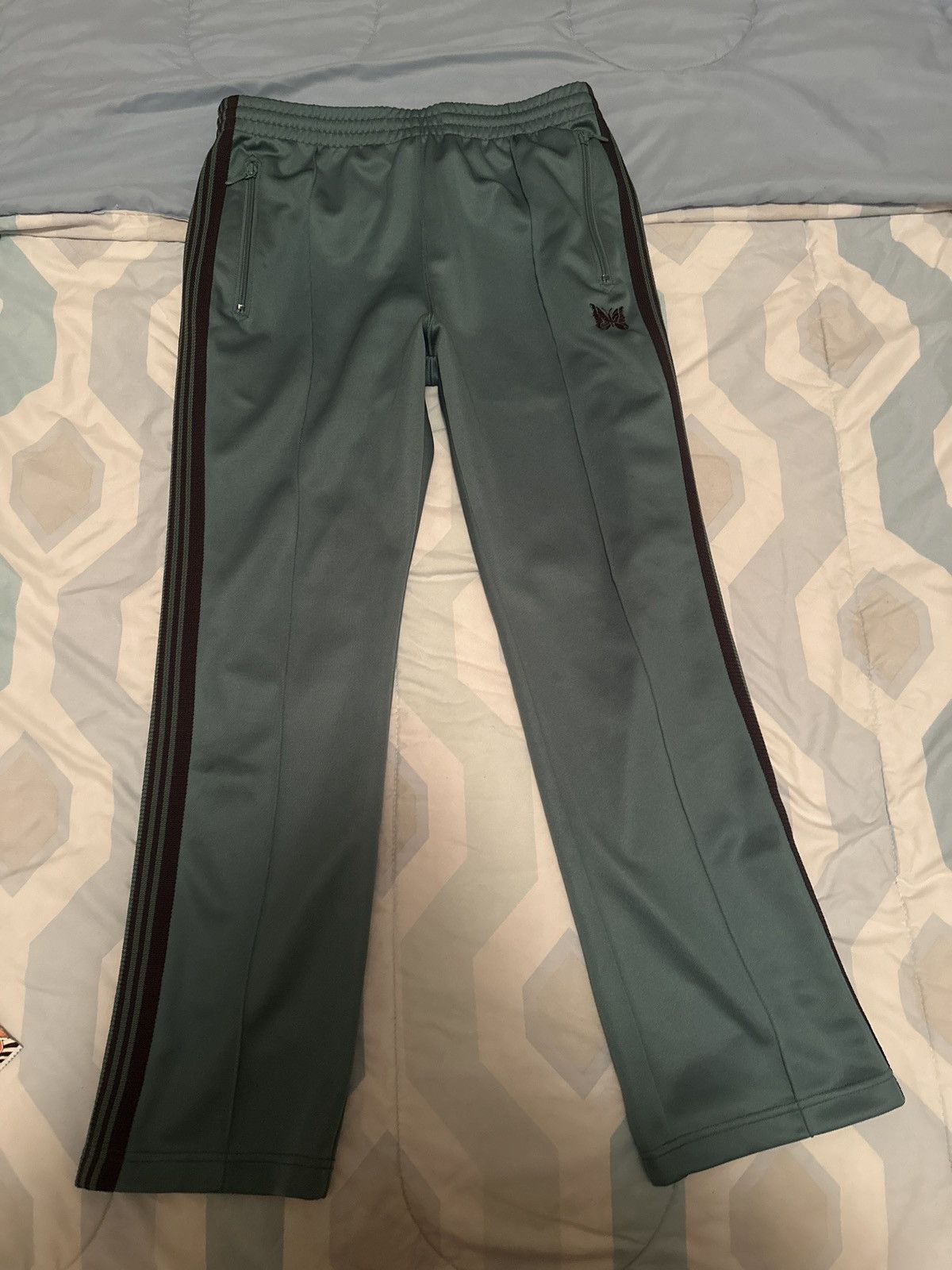 Needles Needles Green Narrow Sweatpants Size US 32 / EU 48 - 15 Thumbnail