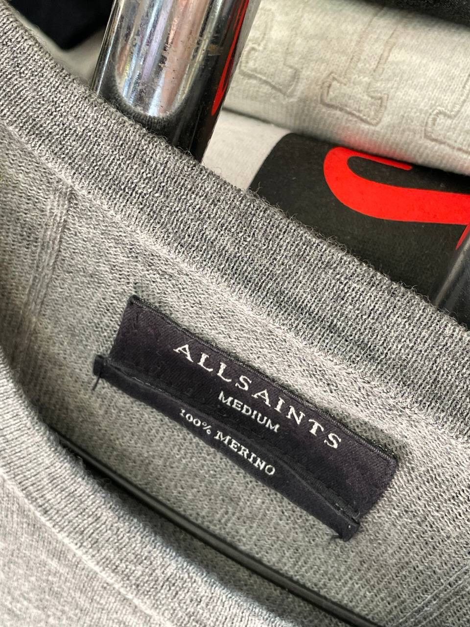 Allsaints Allsaints Vintage Knit Wool Lightweight Y2K Basic sweater Size US M / EU 48-50 / 2 - 8 Thumbnail