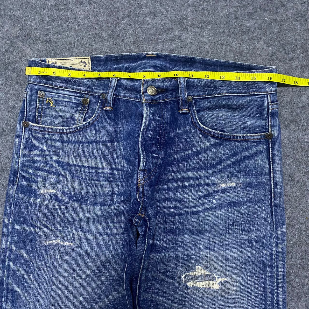 Japanese Brand 💥Best Offer💥Vintage Ralph Lauren Sulivan Slim Denim Size US 33 - 3 Thumbnail