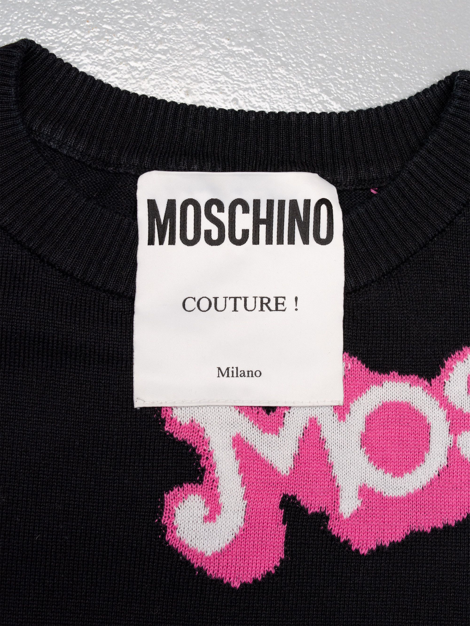 Moschino Moschino by Jeremy Scott S/S 2015 Barbie oversized sweater Size S / US 4 / IT 40 - 7 Thumbnail