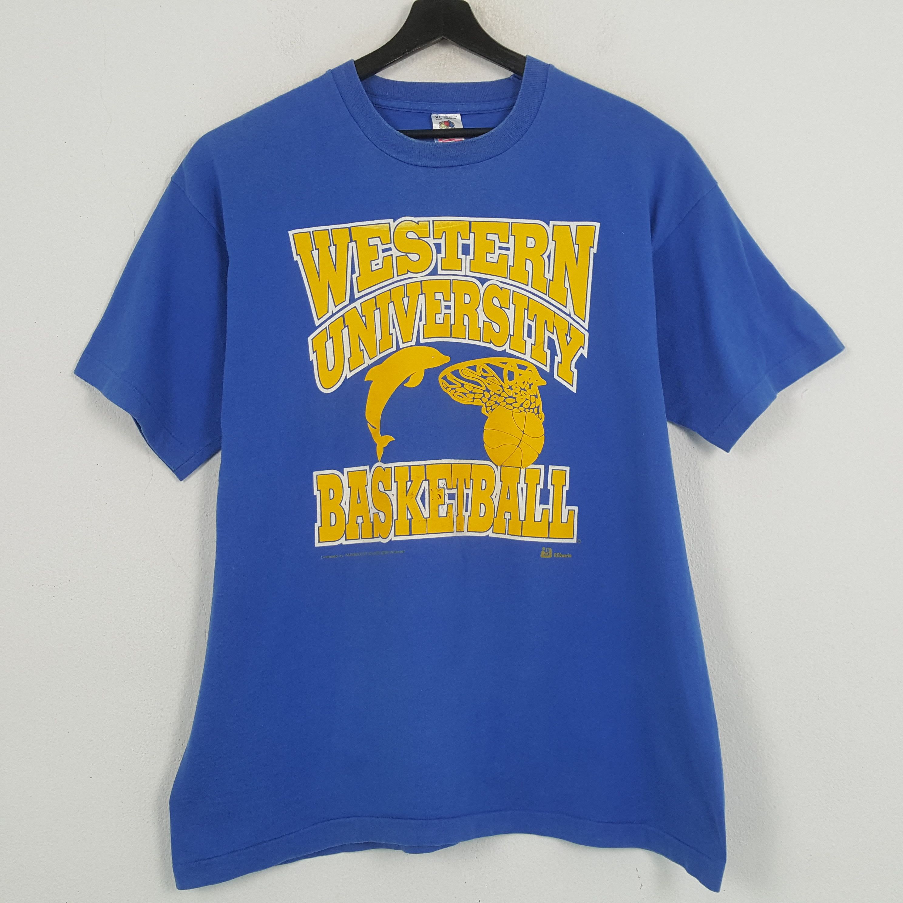 Nike WESTERN UNIVERSITY BASKETBALL Vintage Tshirt C285N65 Size US XL / EU 56 / 4 - 1 Thumbnail