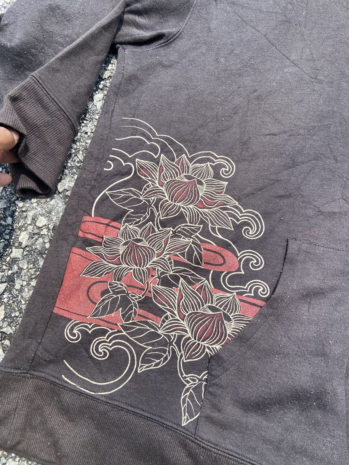 Japanese Brand × Vintage Vintage Sukajan Two Dragon Hoodie Size US XXL / EU 58 / 5 - 9 Thumbnail